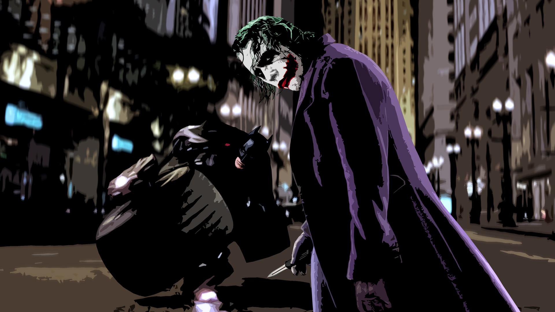 Téléchargez des papiers peints mobile Joker, Film, The Batman, The Dark Knight : Le Chevalier Noir, Homme Chauve Souris gratuitement.