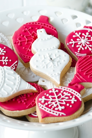 Download mobile wallpaper Christmas, Holiday, Cookie for free.