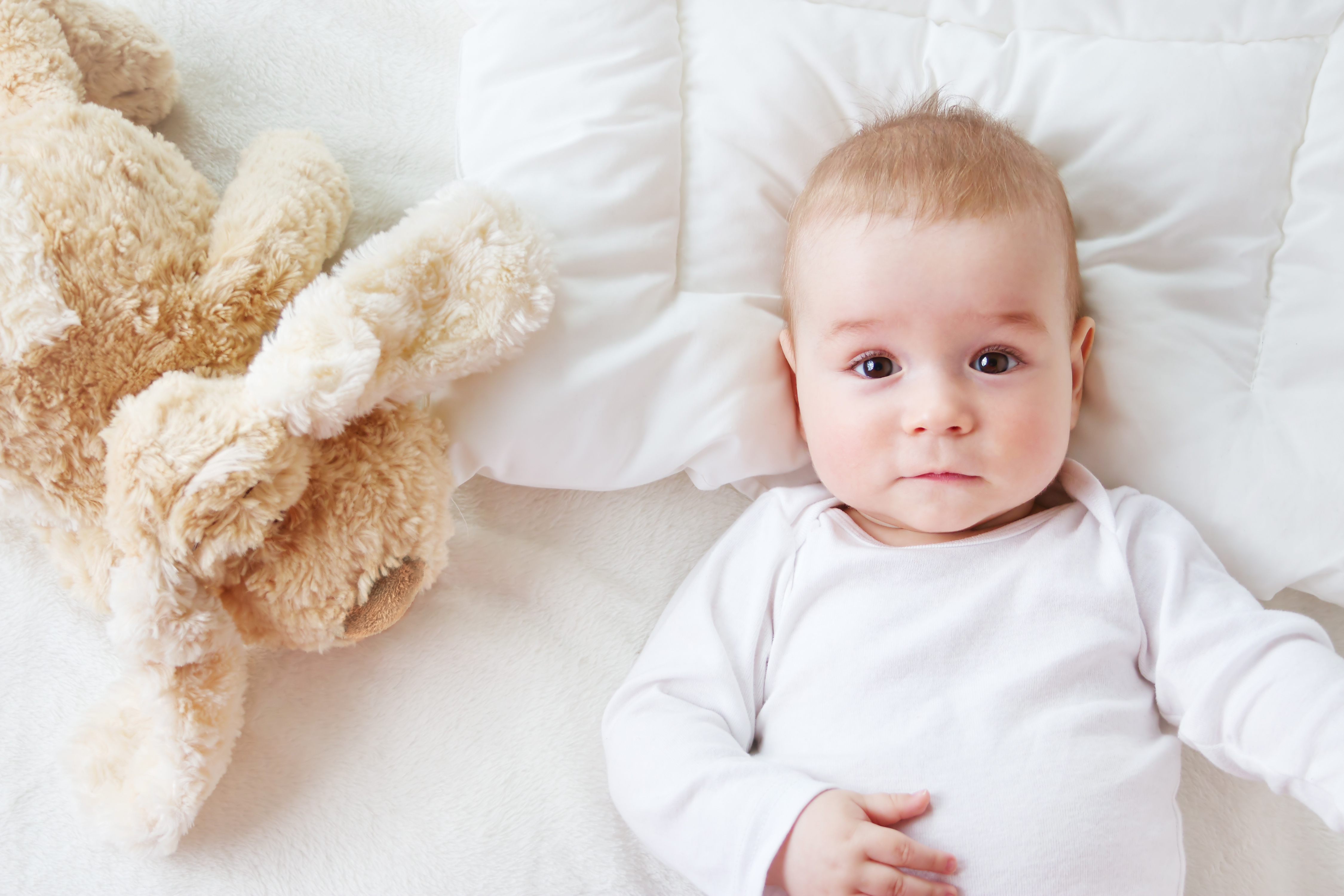Download mobile wallpaper Photography, Baby, Stuffed Animal for free.