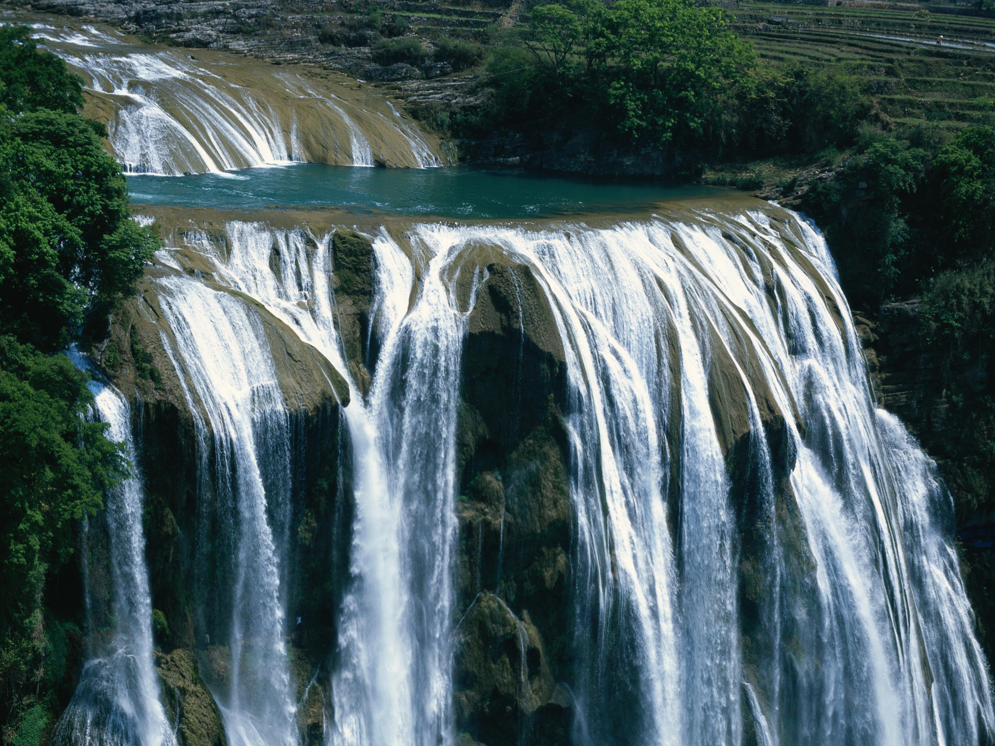 430697 скачать обои водопады, растительность, земля/природа, водопад, природа, вода - заставки и картинки бесплатно