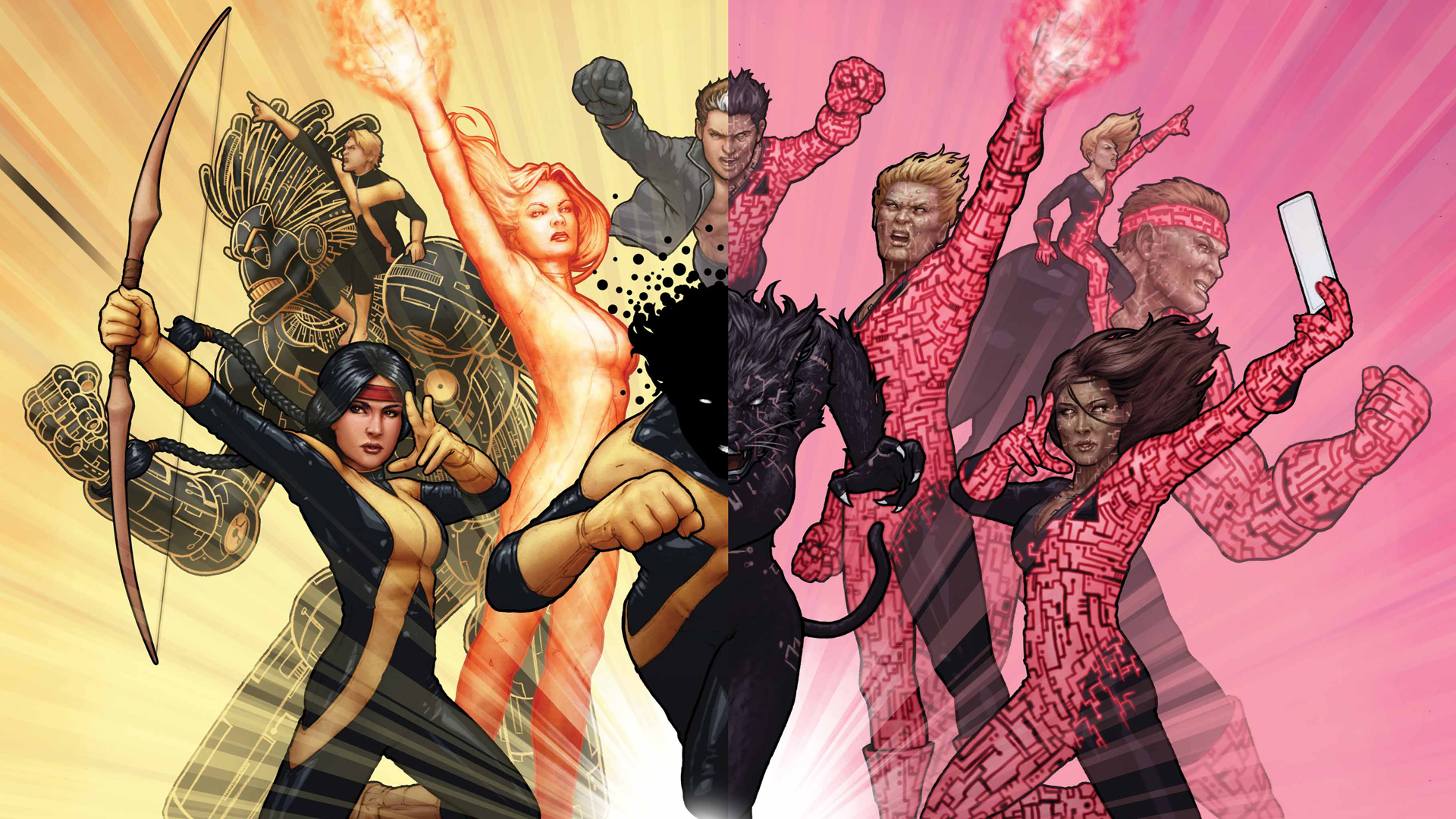 Популярні заставки і фони Міраж (Комікси Marvel) на комп'ютер