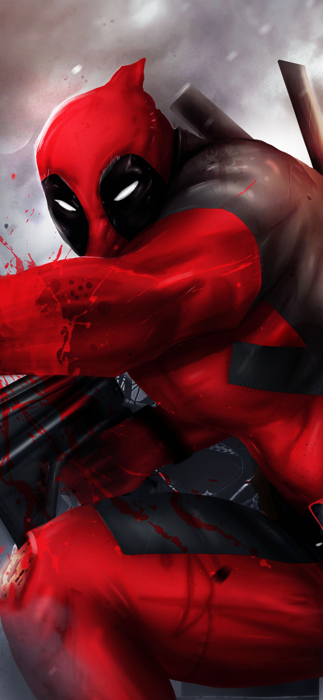 Handy-Wallpaper Deadpool, Comics, Söldner Mit Einem Mund kostenlos herunterladen.