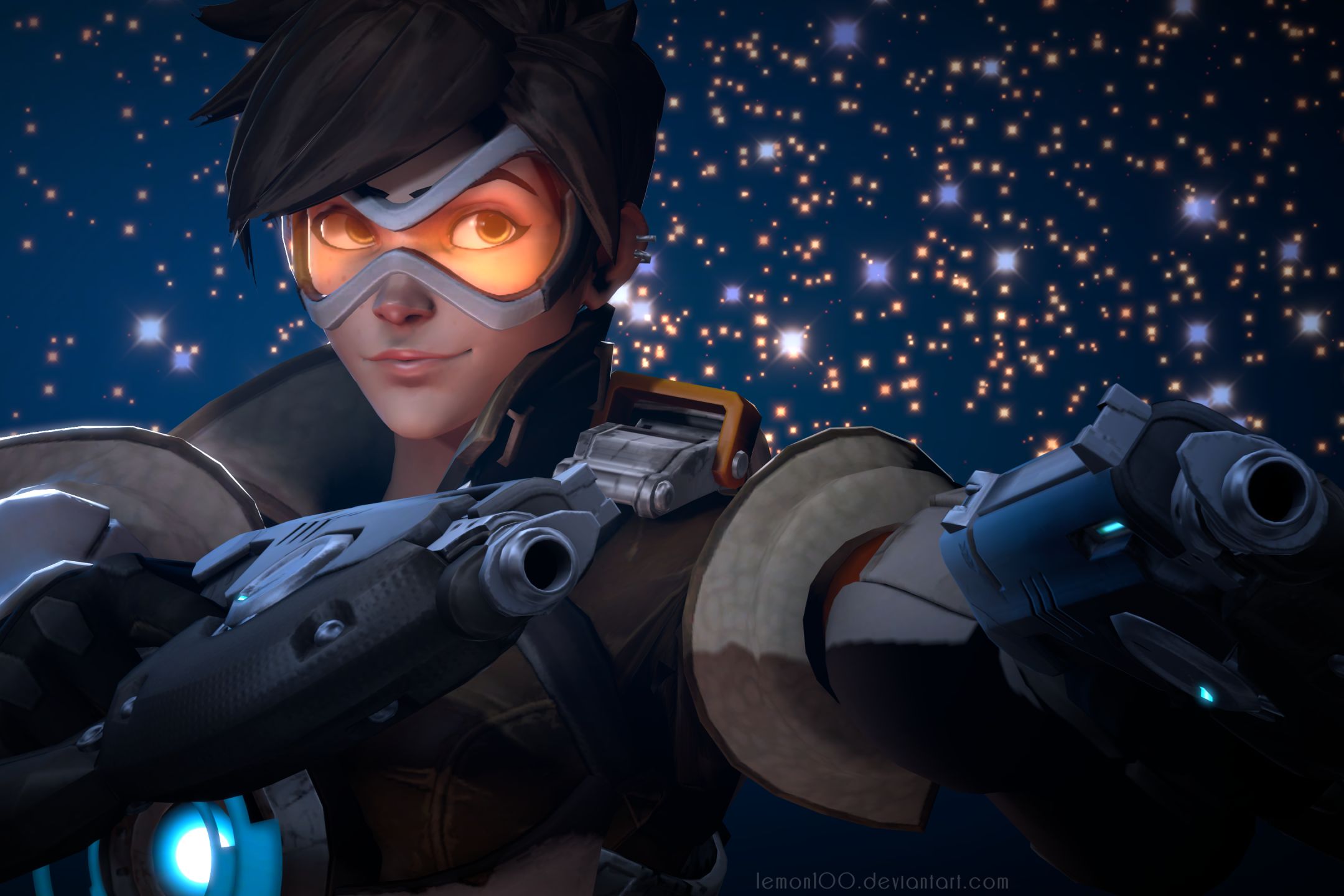 Завантажити шпалери безкоштовно Відеогра, Надзор, Tracer (Overwatch) картинка на робочий стіл ПК