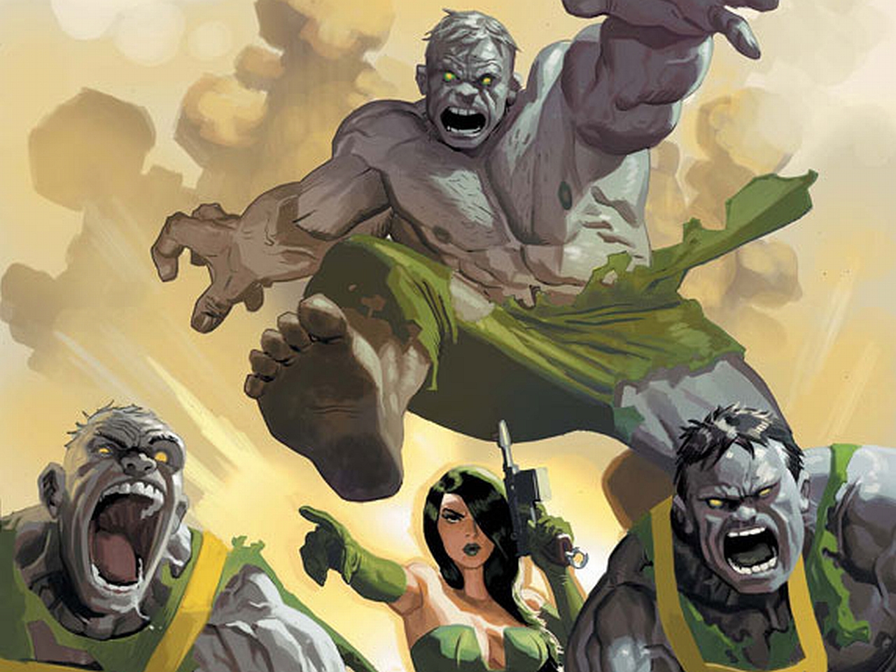 Handy-Wallpaper Hulk, Comics, Rächer kostenlos herunterladen.