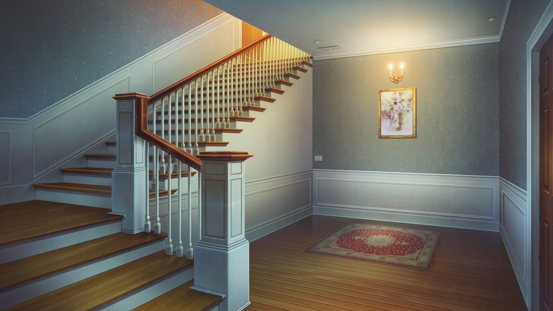 Handy-Wallpaper Zimmer, Animes, The Stairs kostenlos herunterladen.