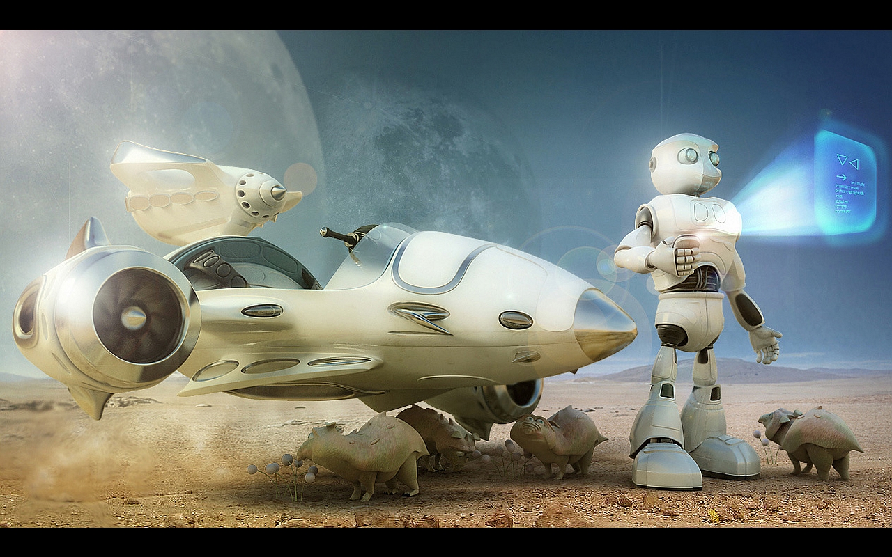 Download mobile wallpaper Robot, Sci Fi for free.