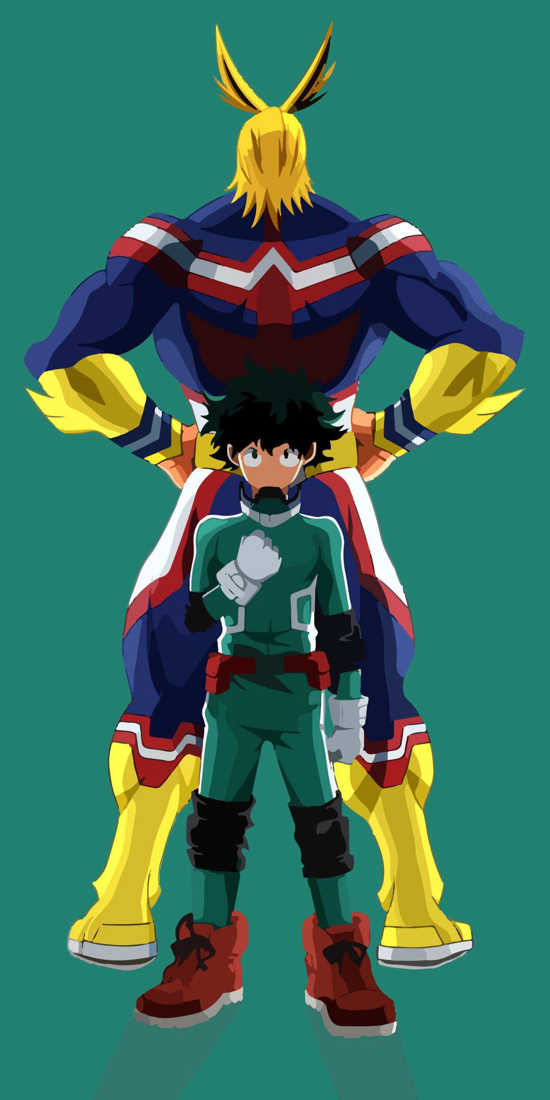 Handy-Wallpaper Animes, Izuku Midoriya, Boku No Hero Academia, Alle Macht kostenlos herunterladen.