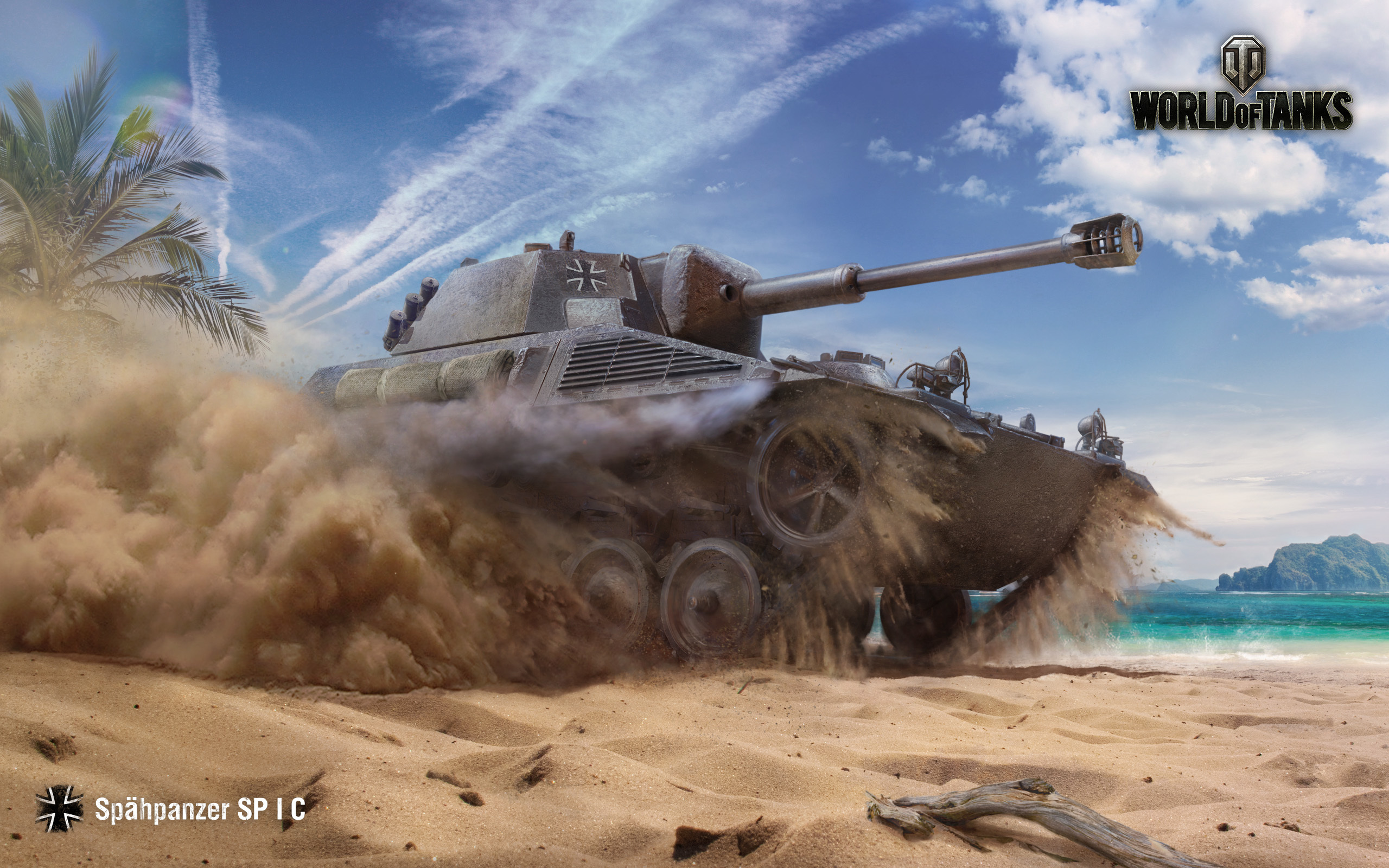 Free download wallpaper Sand, World Of Tanks, Tank, Video Game on your PC desktop