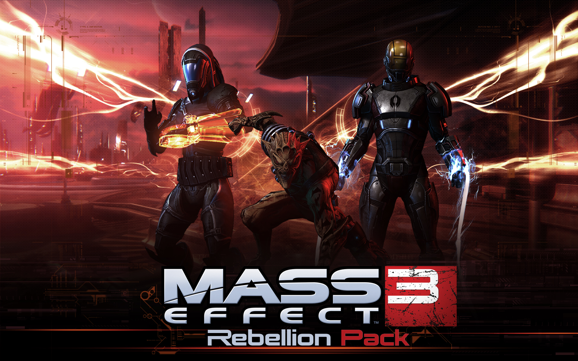 Популярні заставки і фони Mass Effect на комп'ютер