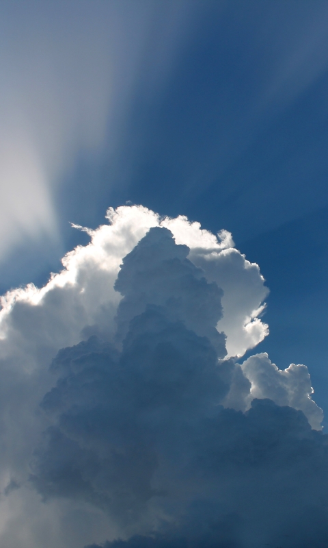 Download mobile wallpaper Sky, Earth, Cloud, Sunbeam, Sunbean for free.