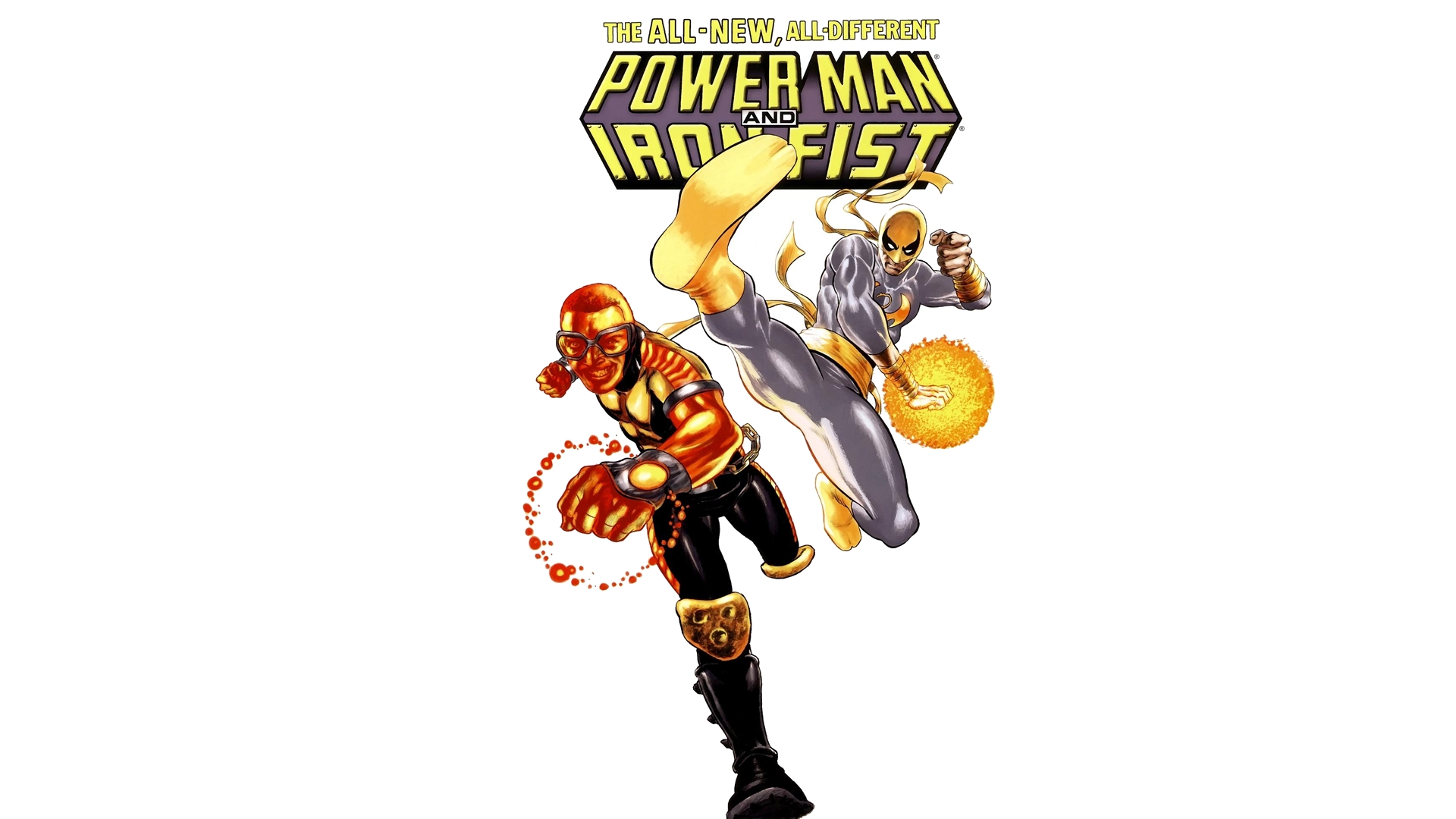 622017 скачать обои комиксы, силач и железный кулак, железный кулак (marvel comics), сильный человек - заставки и картинки бесплатно