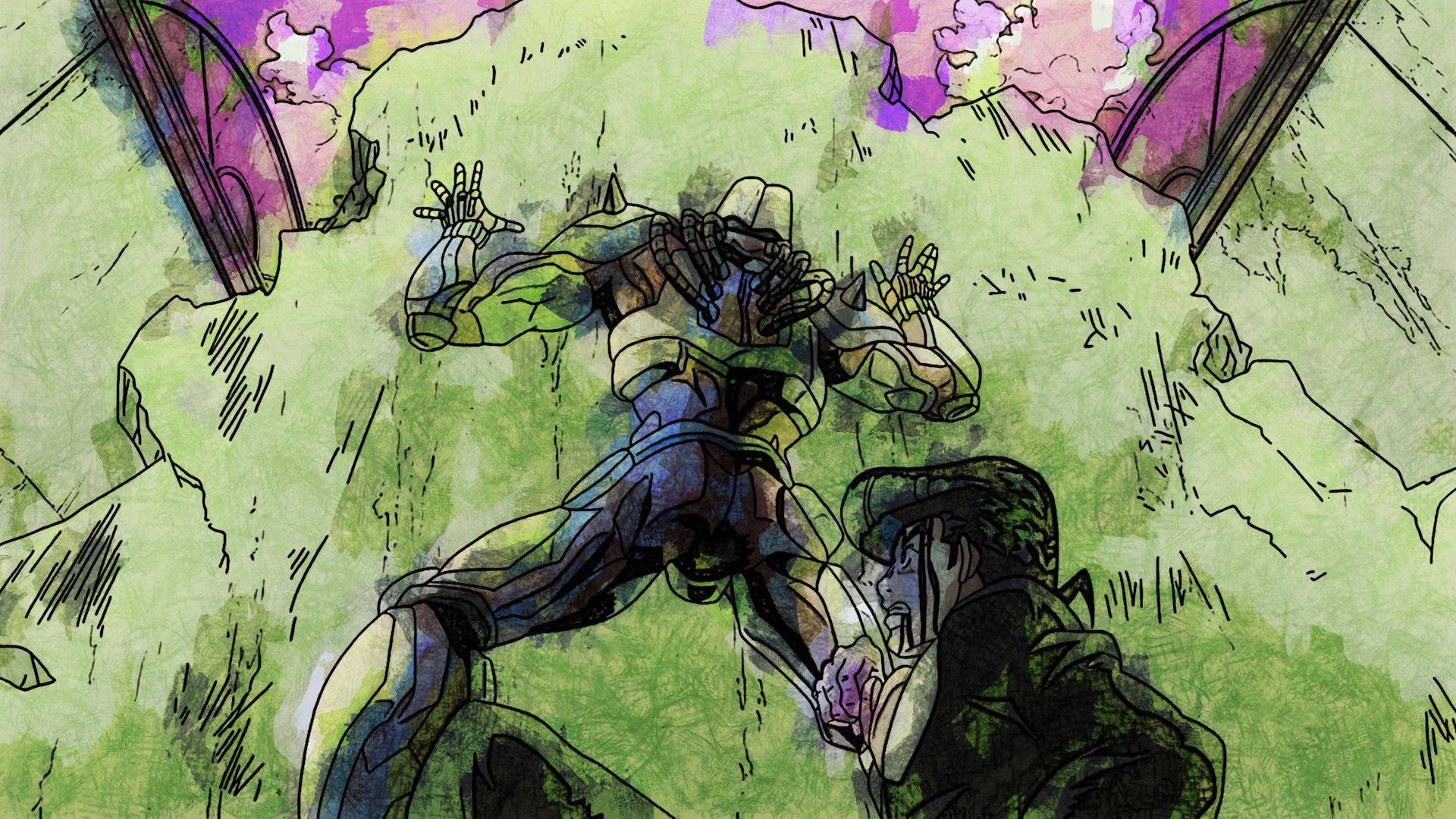 Baixar papel de parede para celular de Anime, Jojo's Bizarre Adventure, Josuke Higashikata, Crazy Diamond (Jojo's Bizarre Adventure) gratuito.