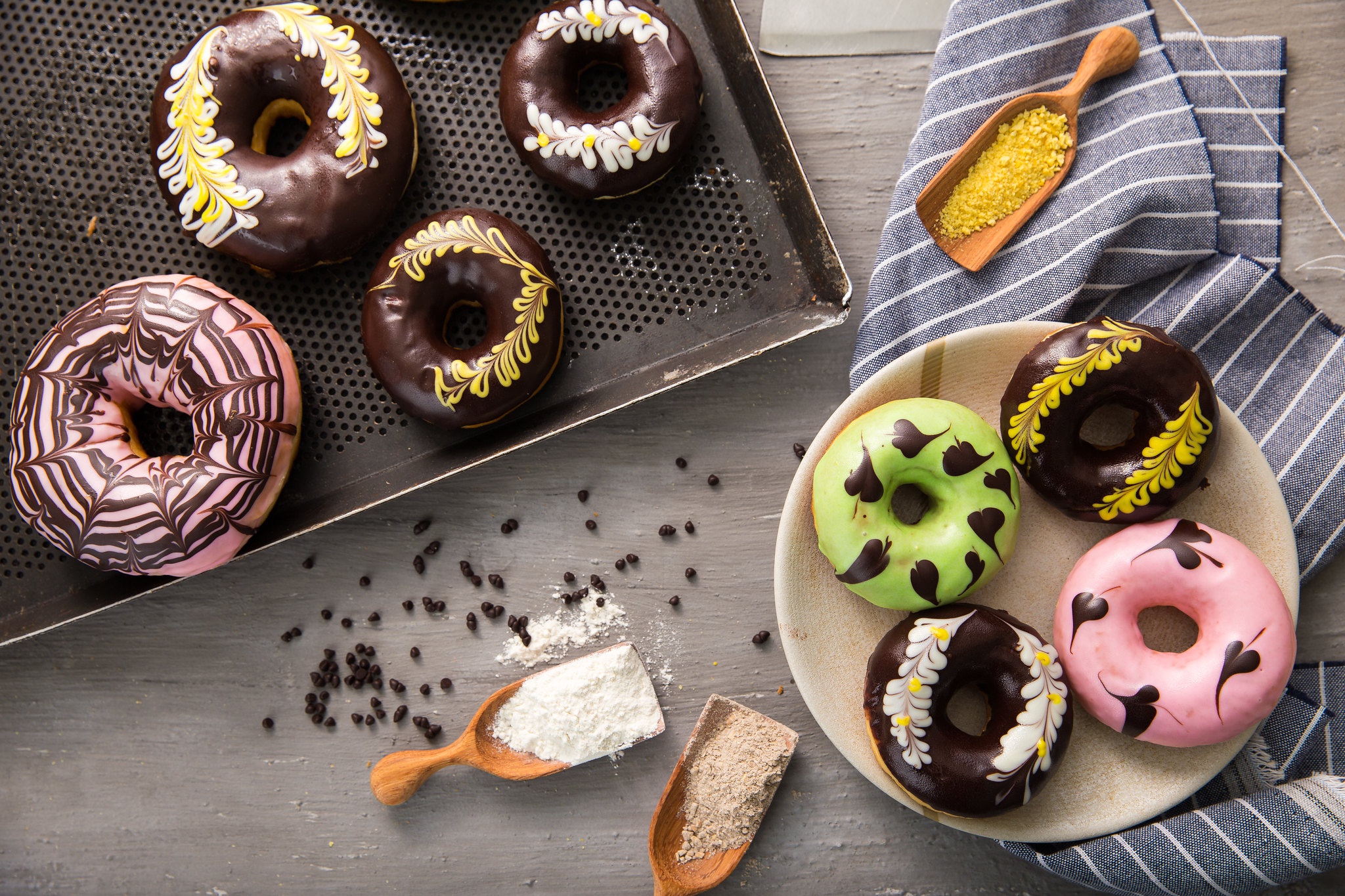 Laden Sie das Süßigkeiten, Nahrungsmittel, Donut-Bild kostenlos auf Ihren PC-Desktop herunter