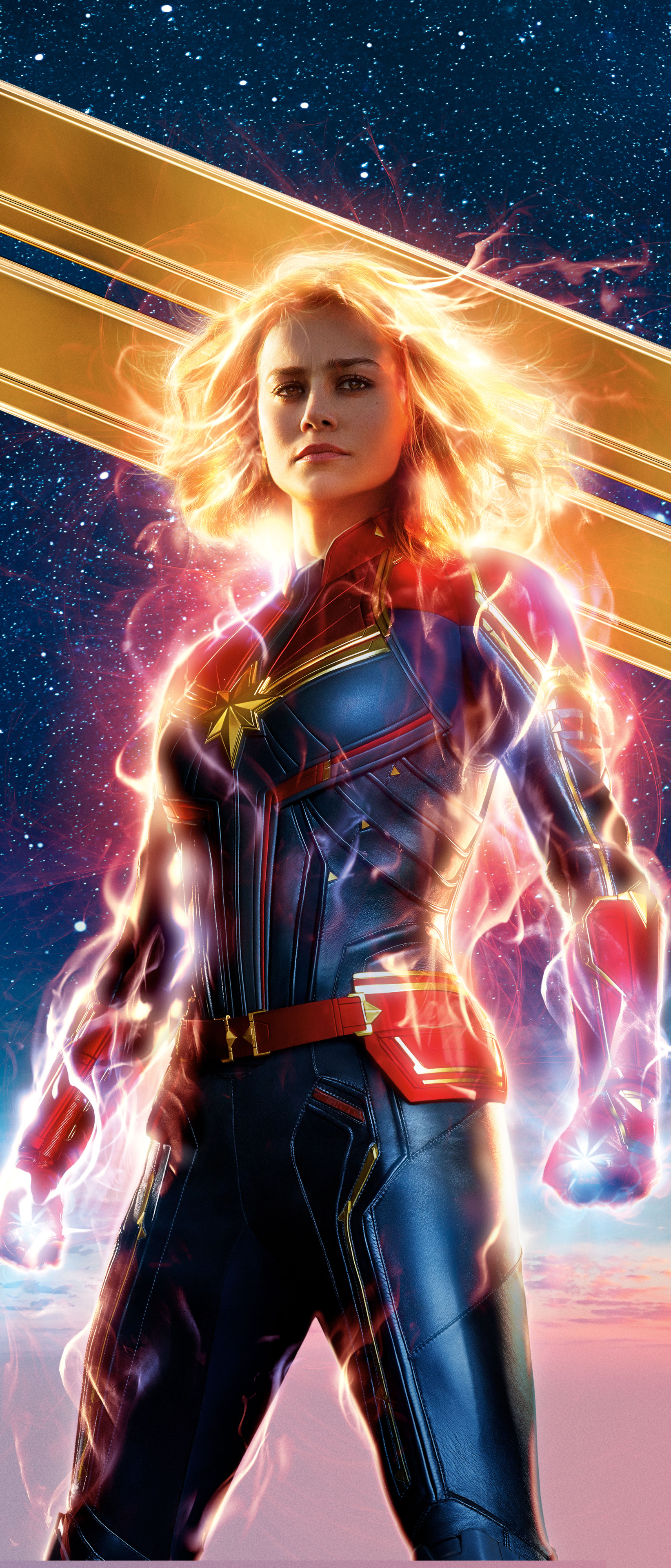Download mobile wallpaper Avengers, Blonde, Movie, Superhero, Captain Marvel, Carol Danvers, Brie Larson for free.