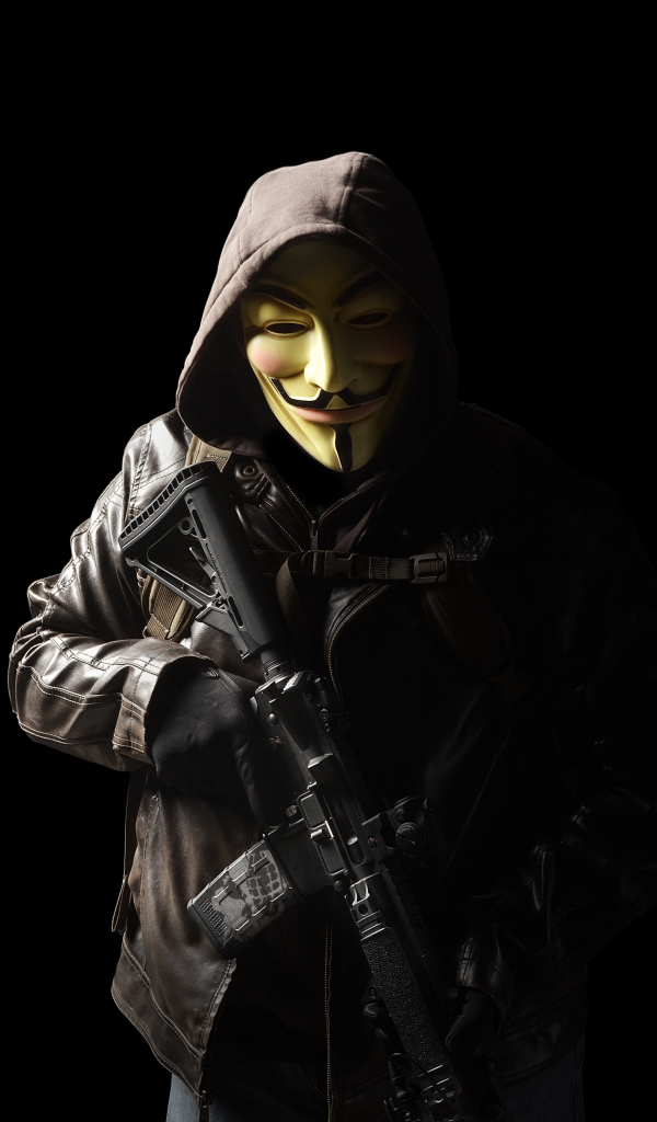 Download mobile wallpaper Technology, Anonymous for free.