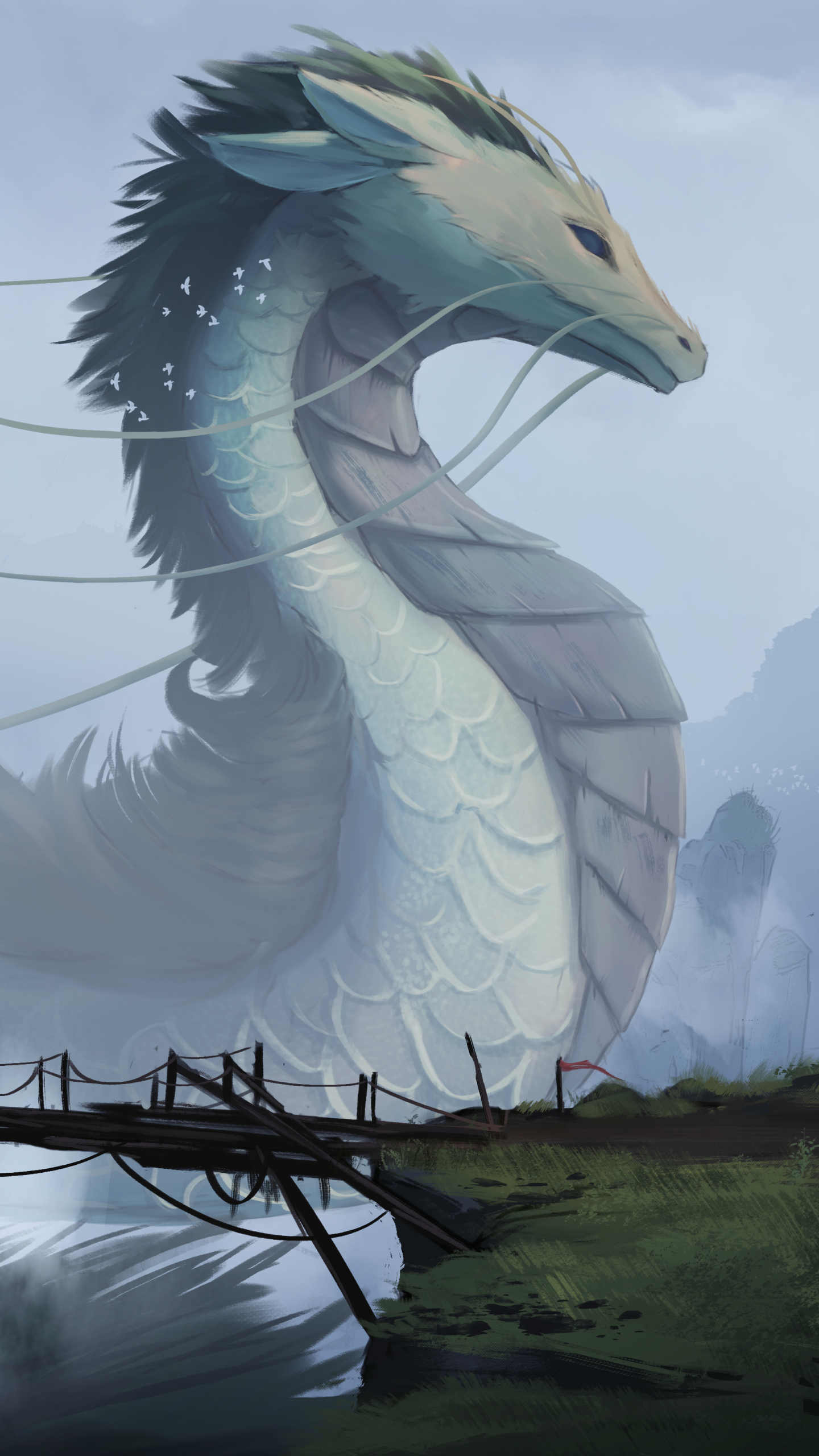 Download mobile wallpaper Fantasy, Dragon, Chinese Dragon for free.