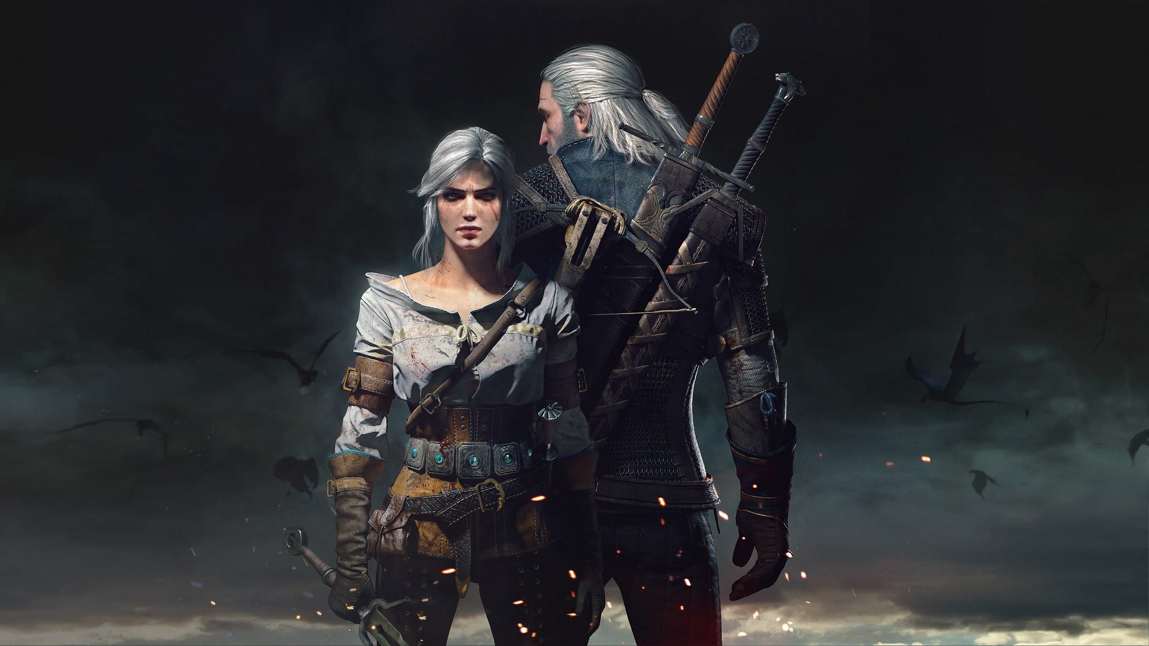 the witcher, the witcher 3: wild hunt, video game, ciri (the witcher), geralt of rivia