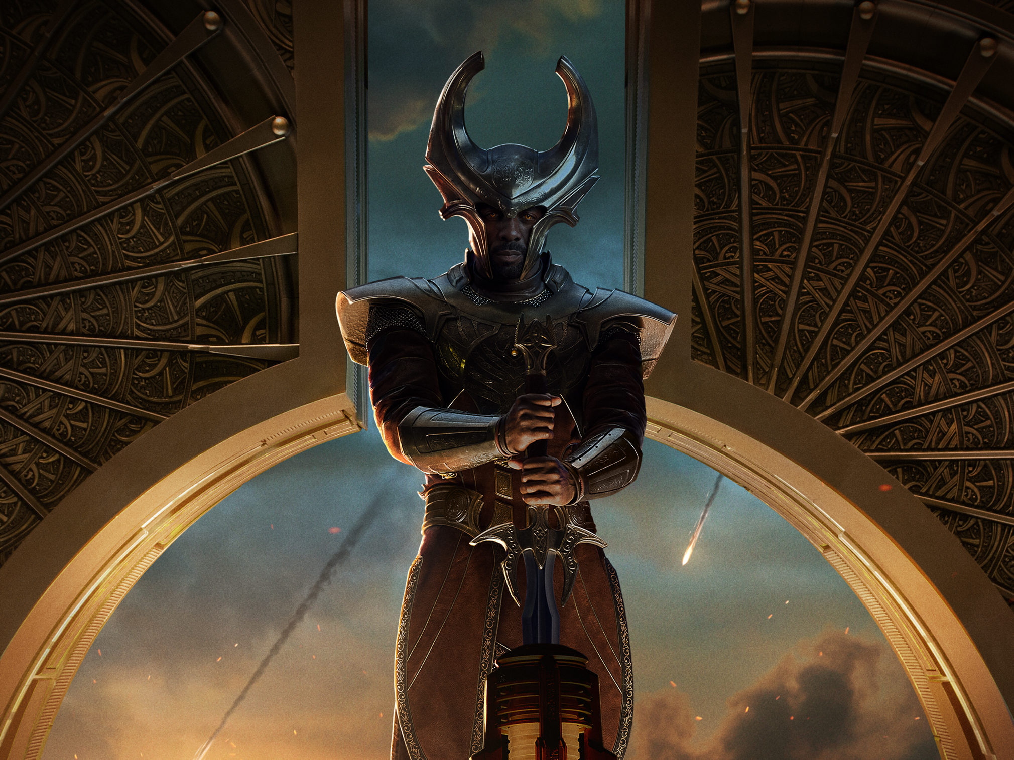 Descarga gratuita de fondo de pantalla para móvil de Películas, Idris Elba, Heimdall (Marvel Comics), Thor: El Mundo Oscuro.