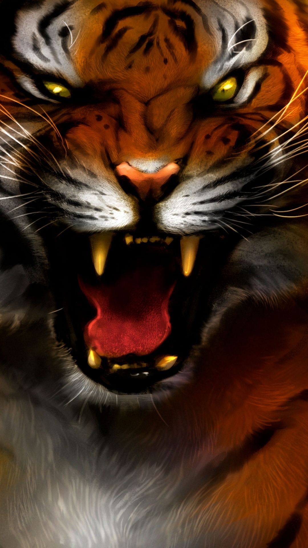 Download mobile wallpaper Fantasy, Tiger, Fantasy Animals for free.