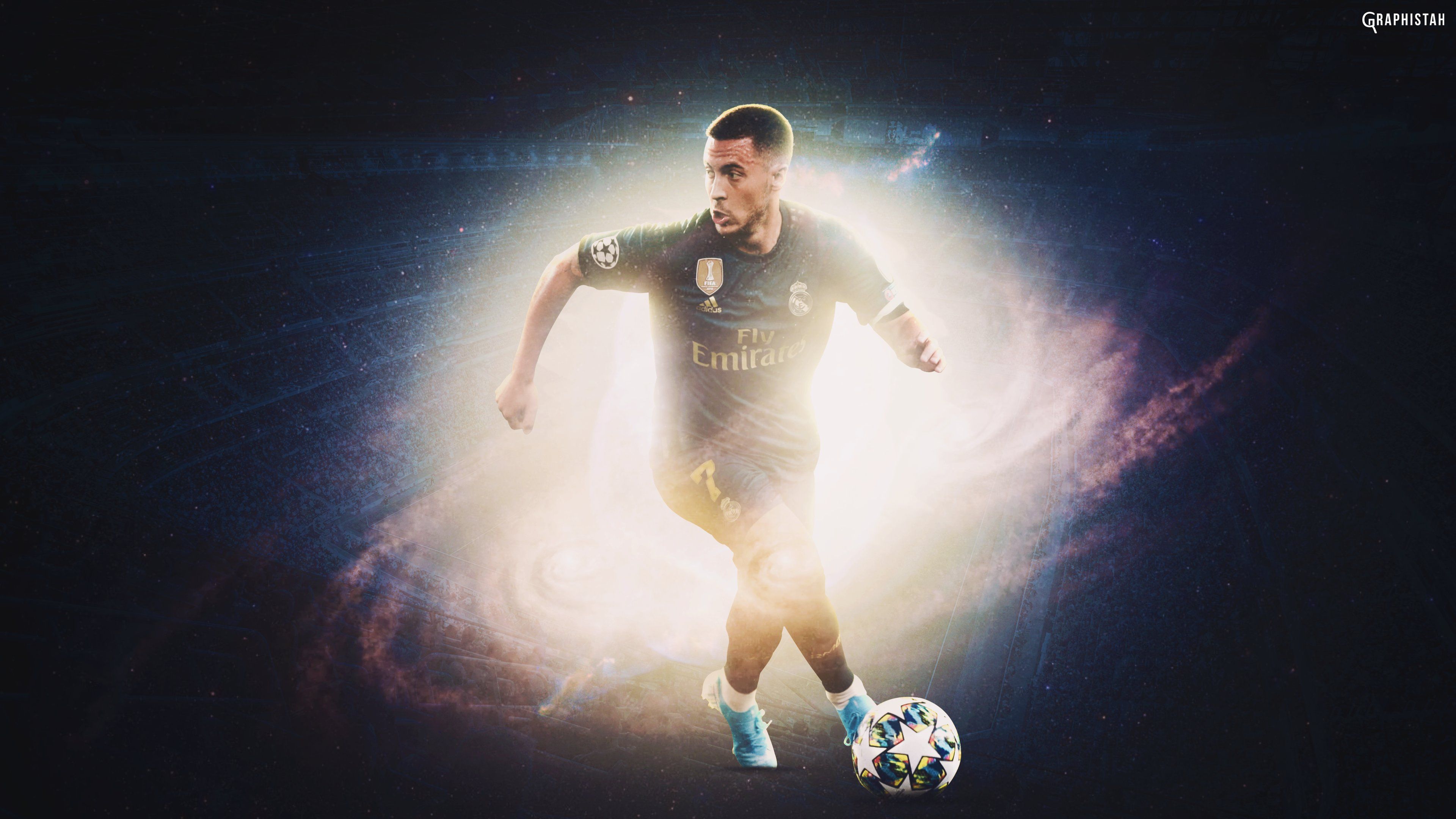 Download mobile wallpaper Sports, Soccer, Belgian, Real Madrid C F, Eden Hazard for free.