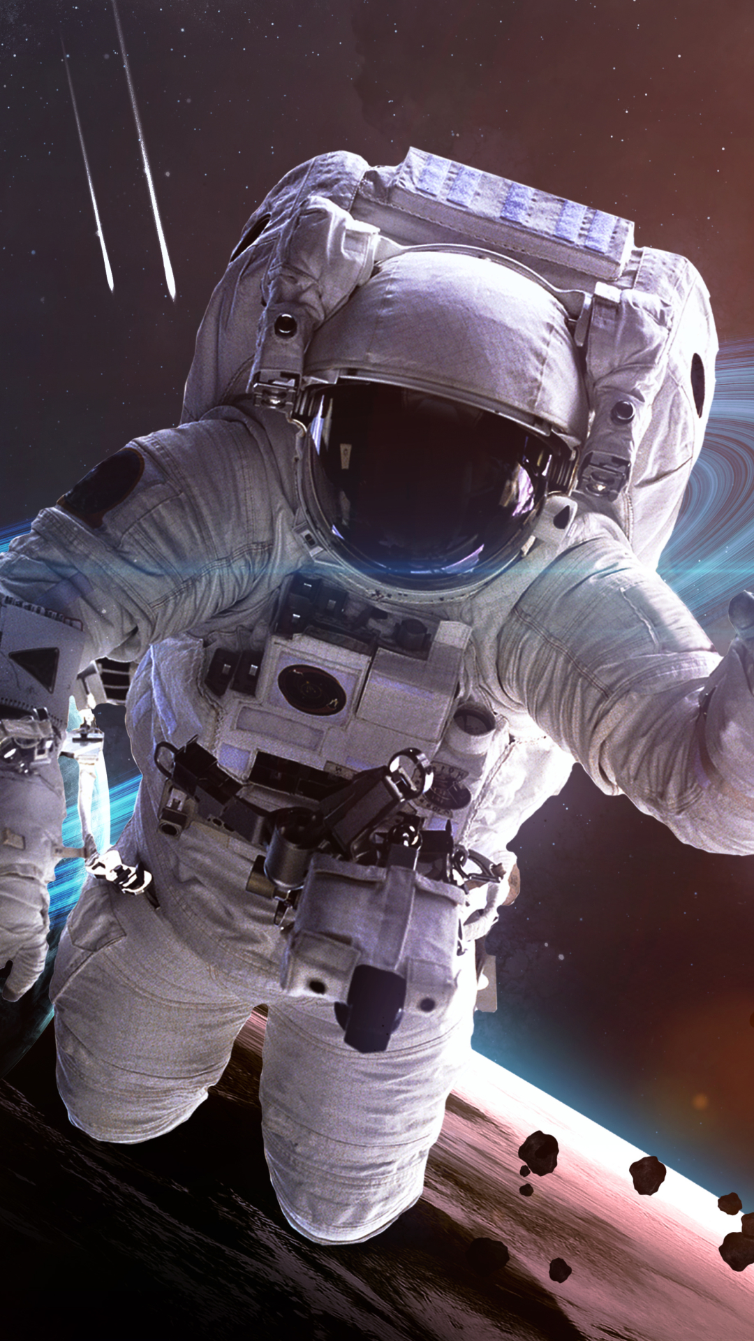 Descarga gratuita de fondo de pantalla para móvil de Estrellas, Espacio, Ciencia Ficción, Astronauta.