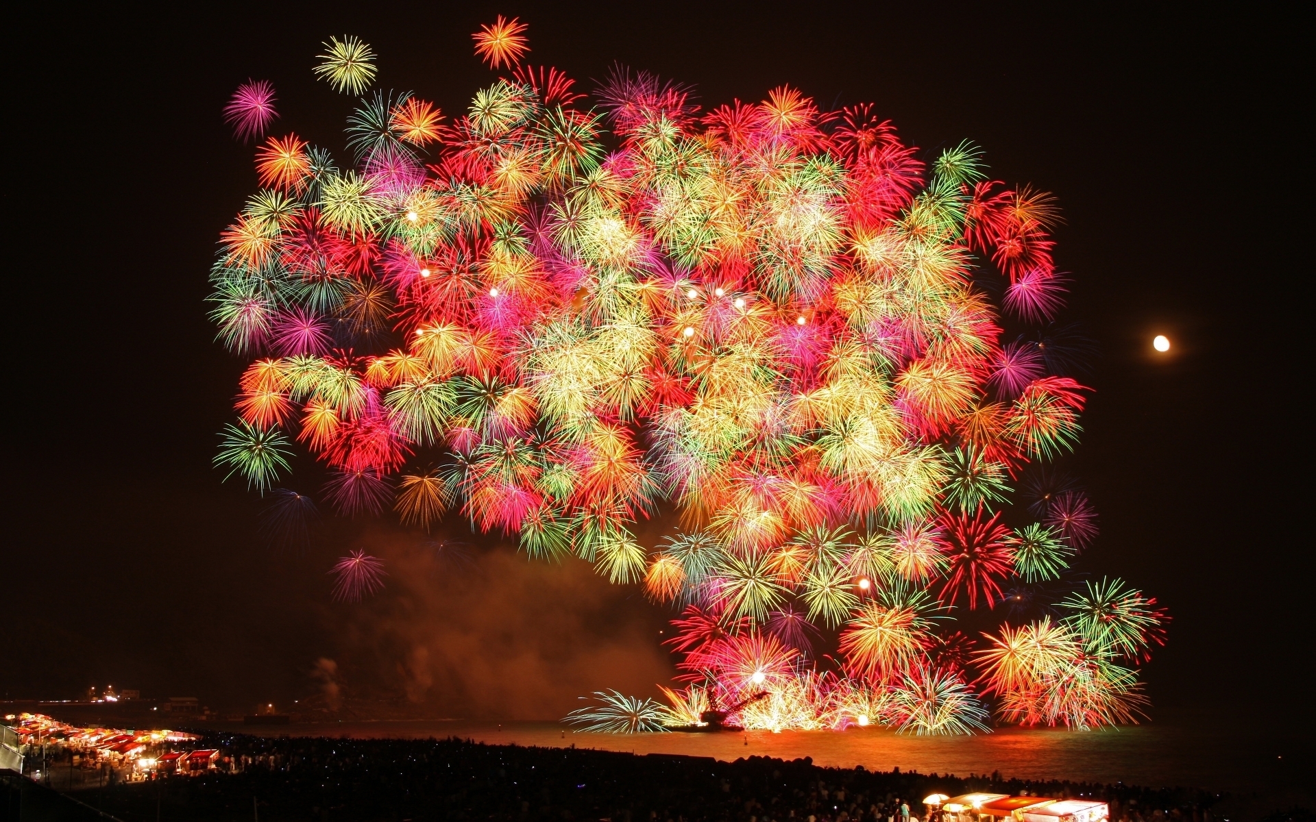 Free download wallpaper Fireworks, Photography on your PC desktop