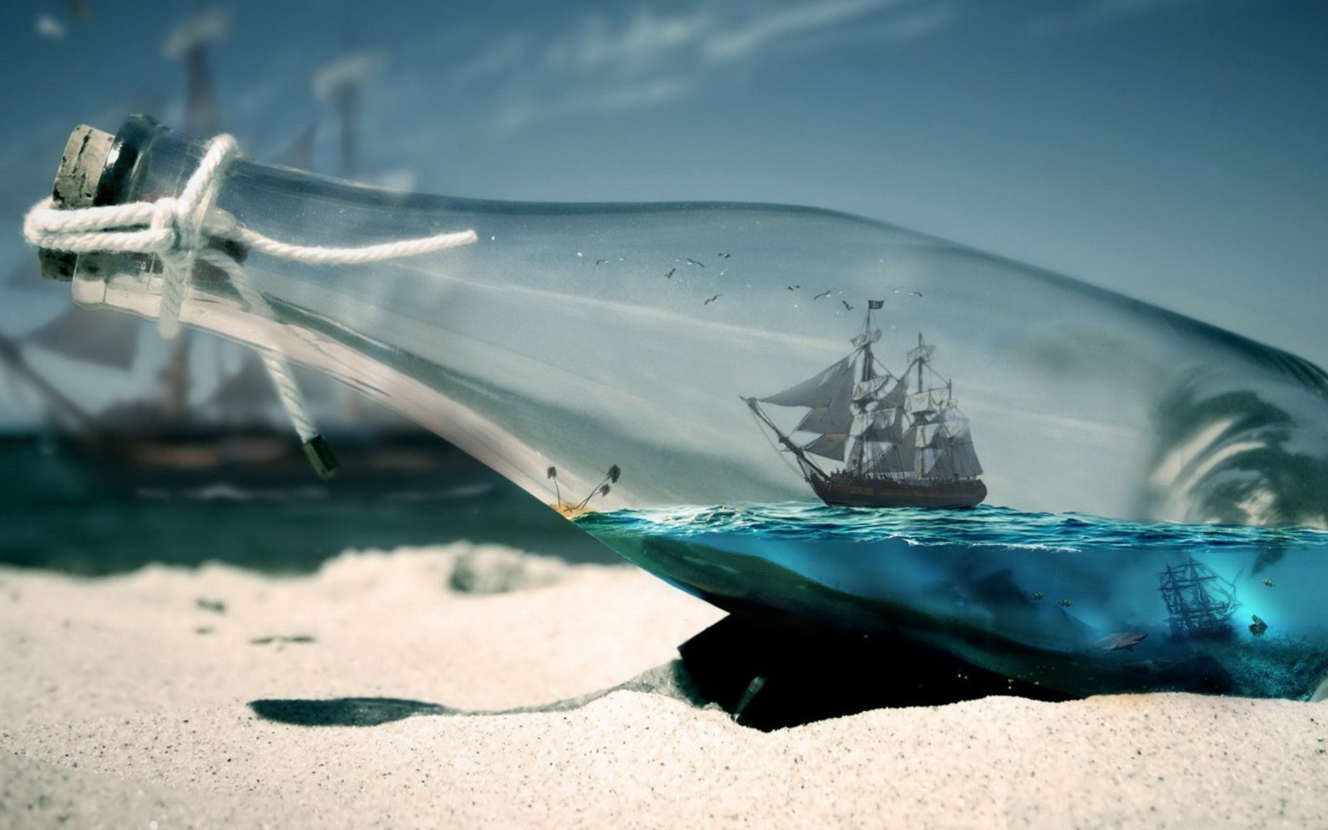 Los mejores fondos de pantalla de Barco En Una Botella para la pantalla del teléfono