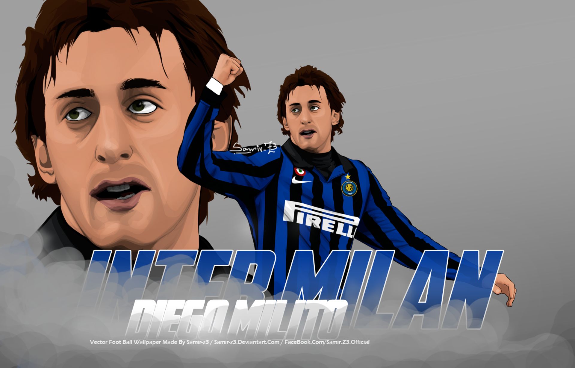 Laden Sie das Sport, Fußball, Inter Mailand, Diego Milito-Bild kostenlos auf Ihren PC-Desktop herunter