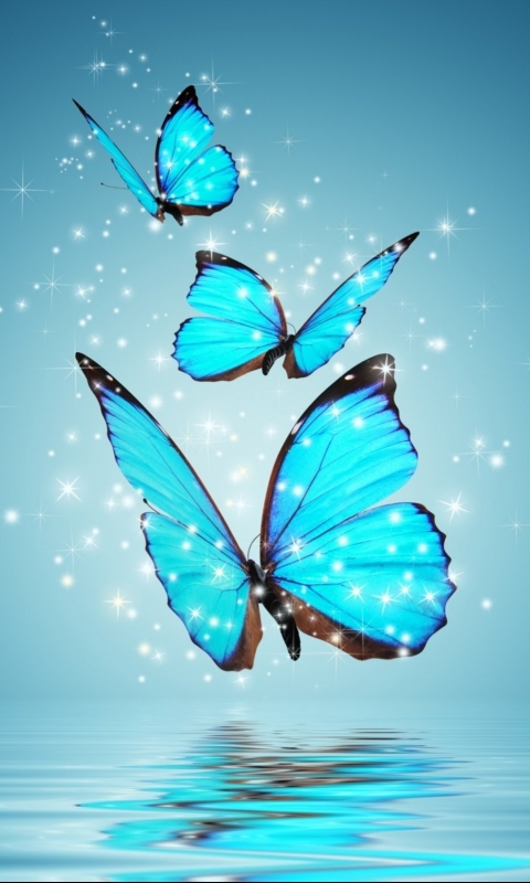 Download mobile wallpaper Abstract, Butterfly for free.