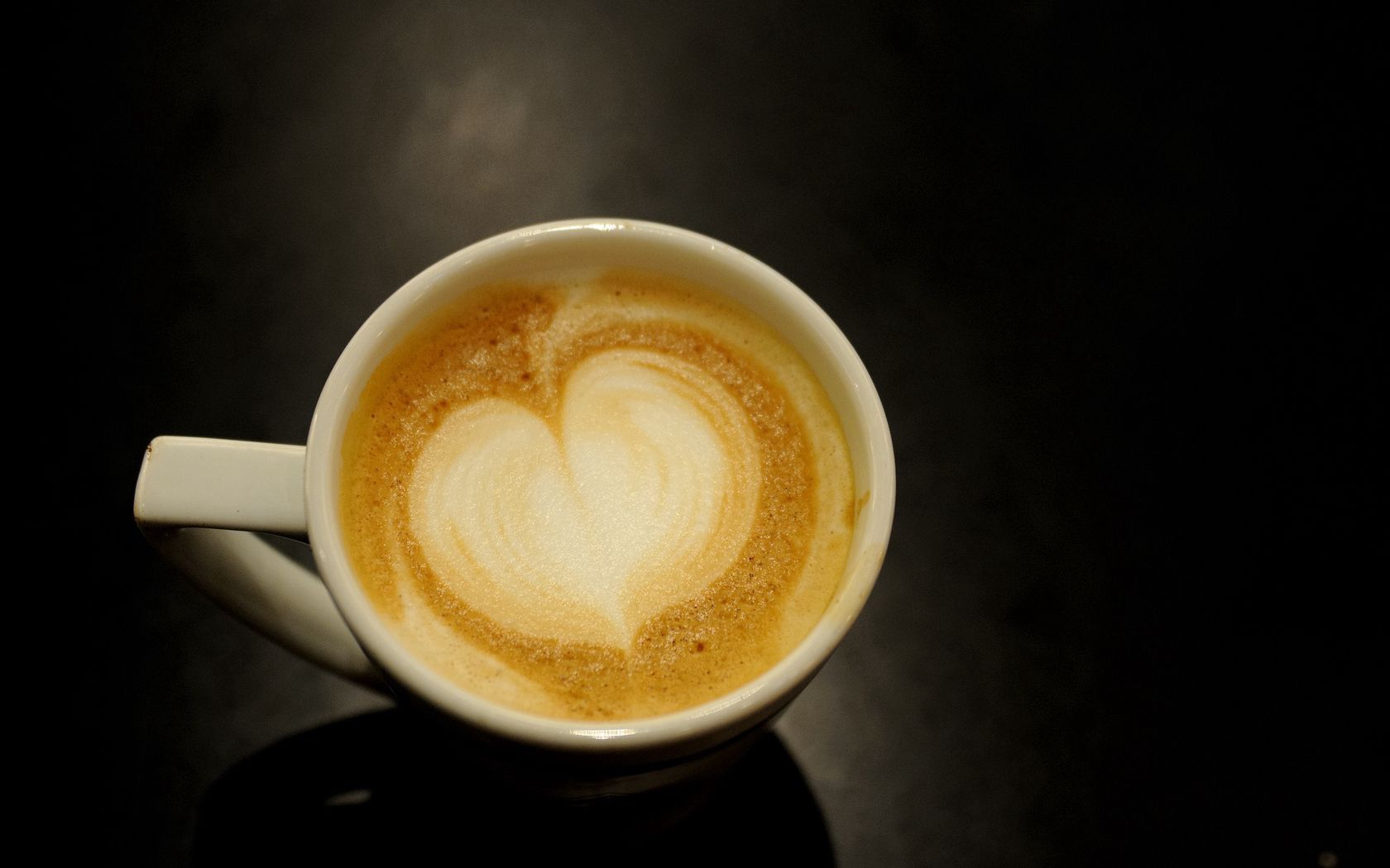 Free download wallpaper Food, Cup, Heart, Coffee on your PC desktop