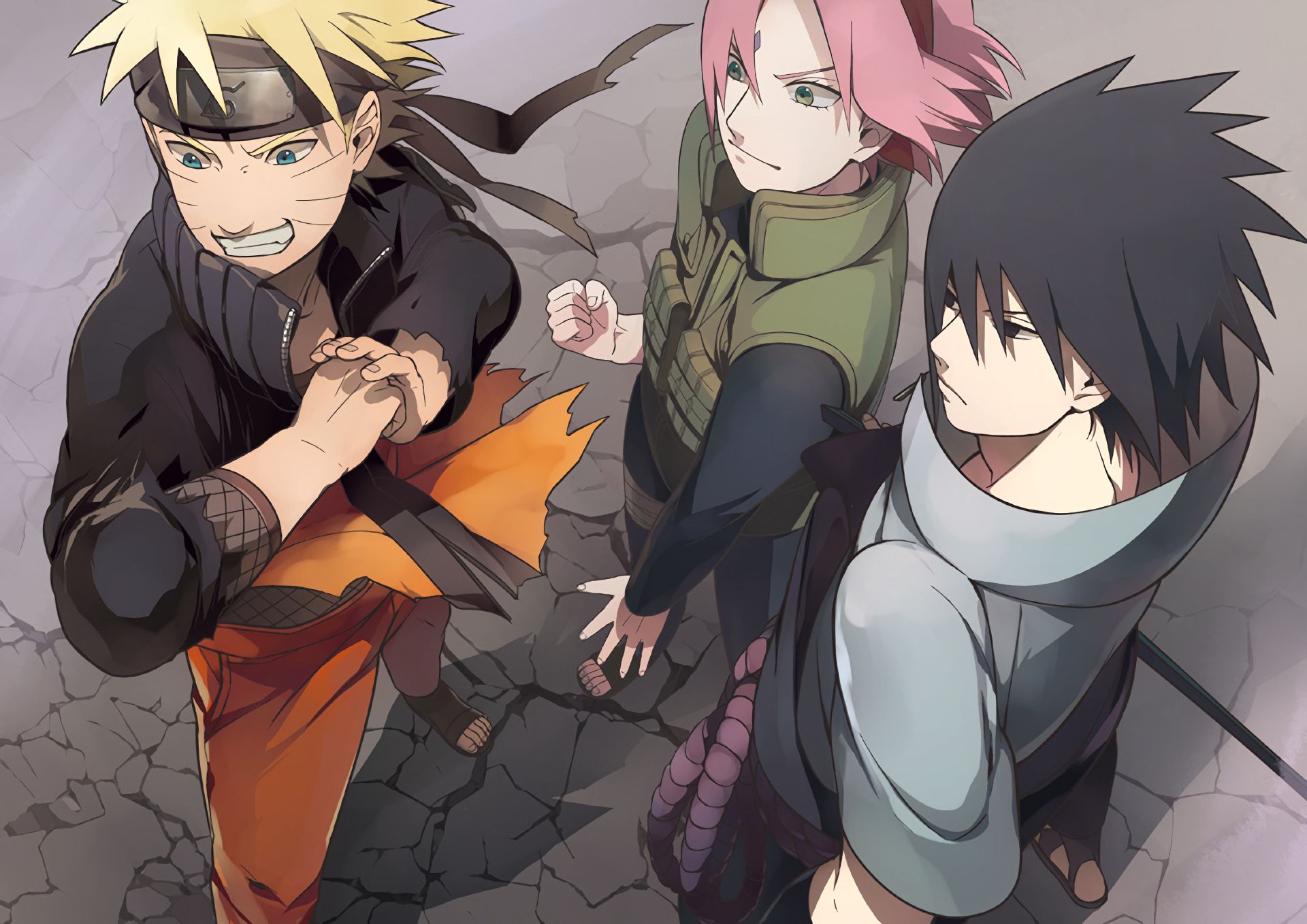 Handy-Wallpaper Naruto, Animes, Sasuke Uchiha, Sakura Haruno, Naruto Uzumaki kostenlos herunterladen.