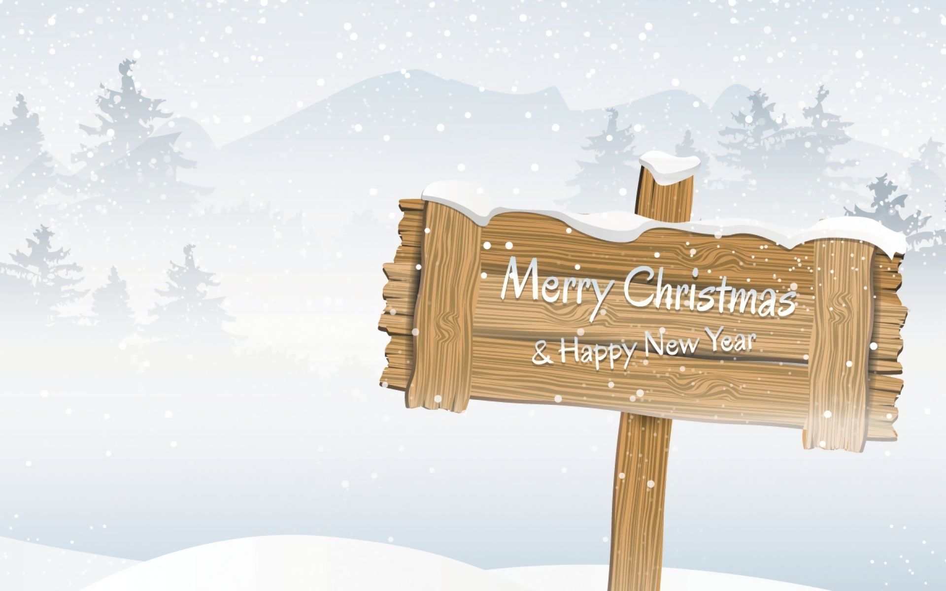Free download wallpaper New Year, Snow, Christmas, Holiday, Snowfall, Merry Christmas, Happy New Year on your PC desktop