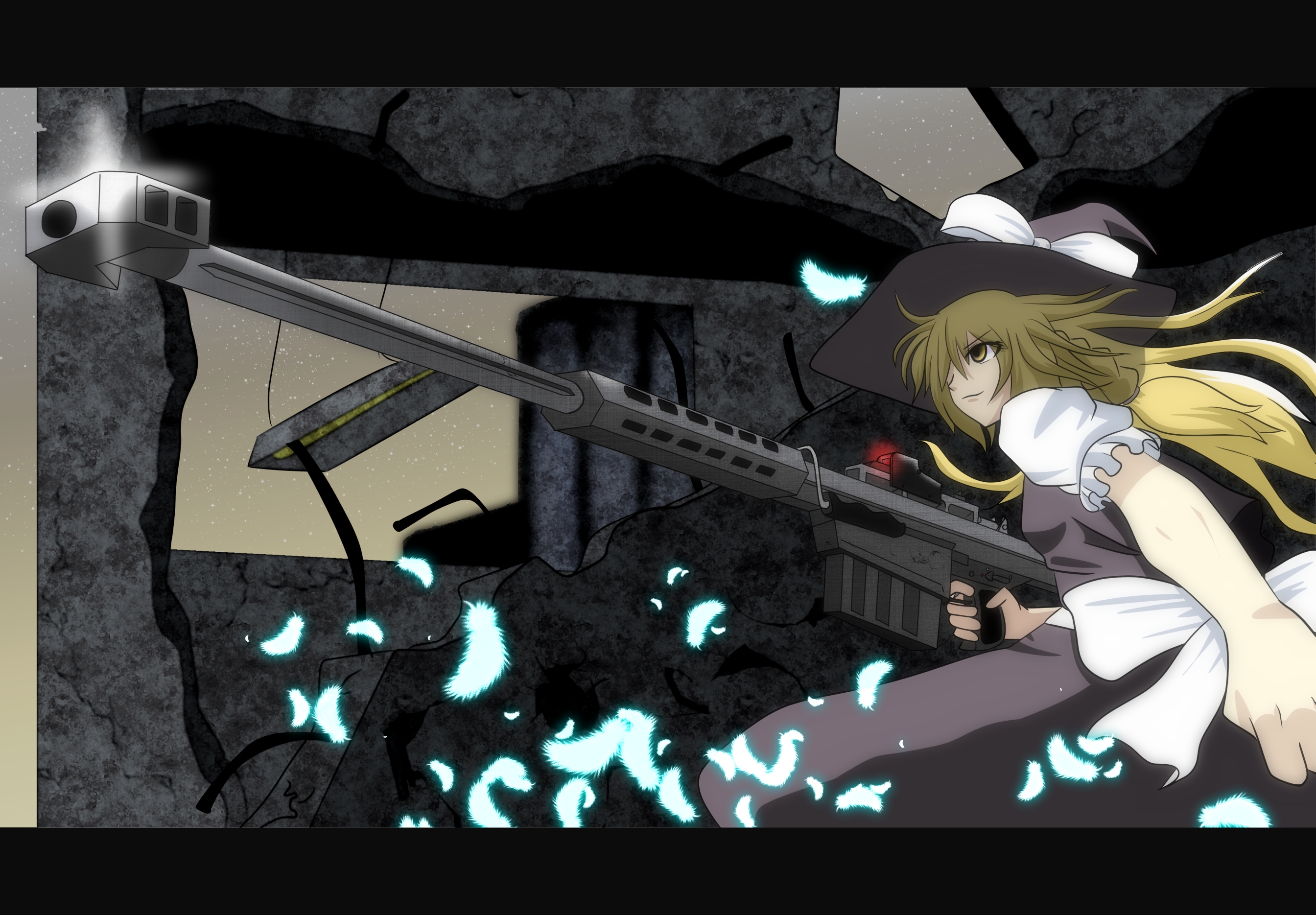 Laden Sie das Tuhu, Marisa Kirisame, Animes-Bild kostenlos auf Ihren PC-Desktop herunter