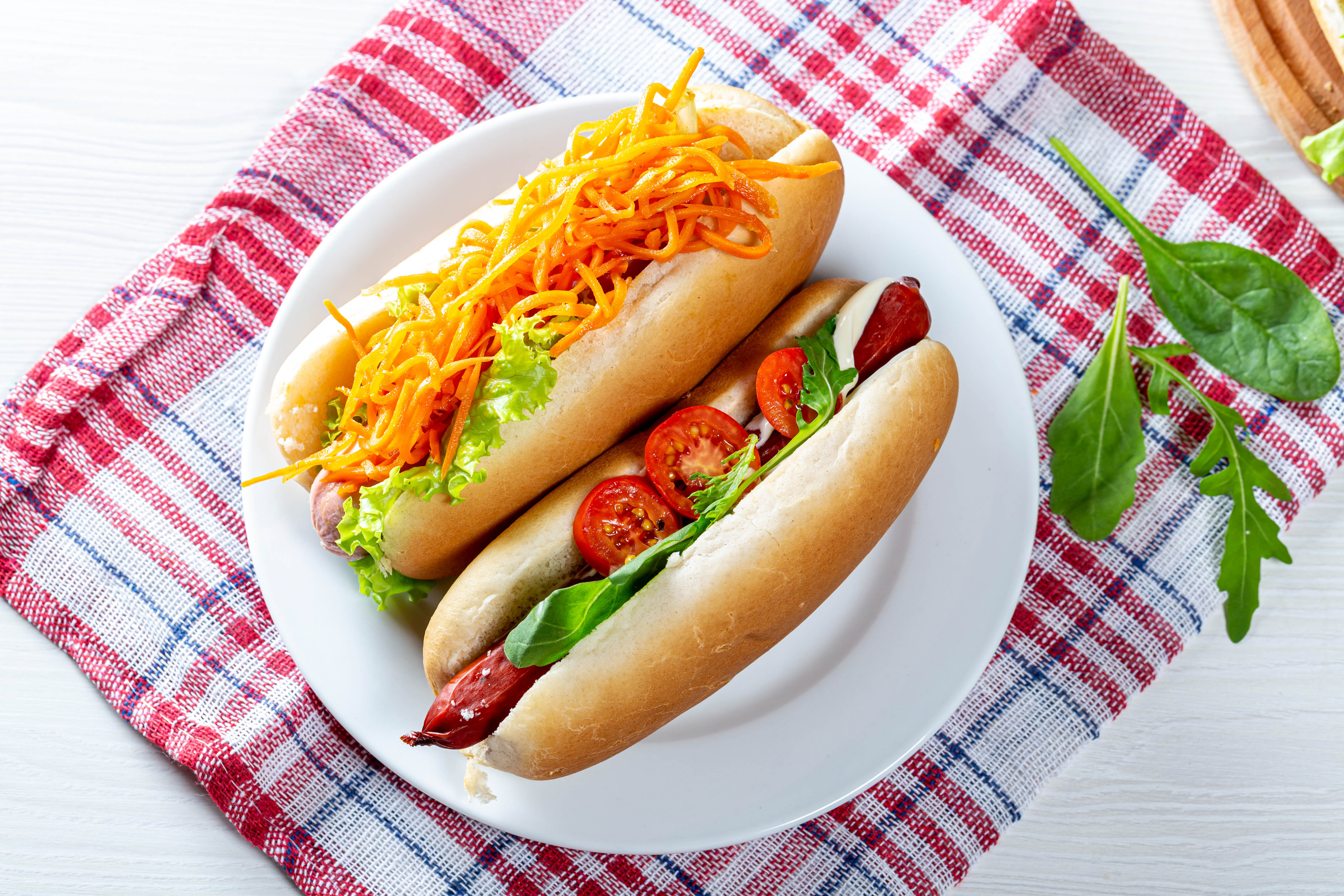 Laden Sie das Nahrungsmittel, Hotdog-Bild kostenlos auf Ihren PC-Desktop herunter