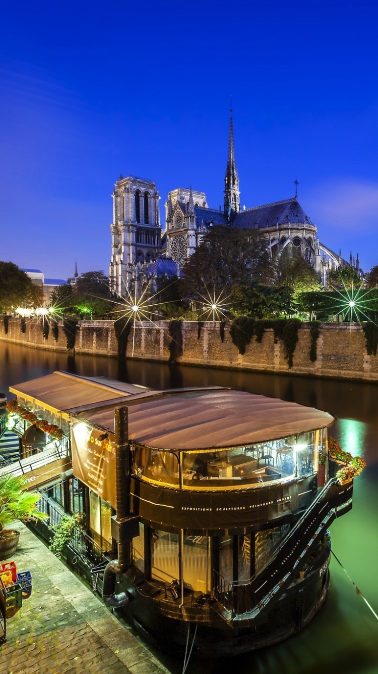 Download mobile wallpaper Notre Dame De Paris, Religious, Cathedrals for free.