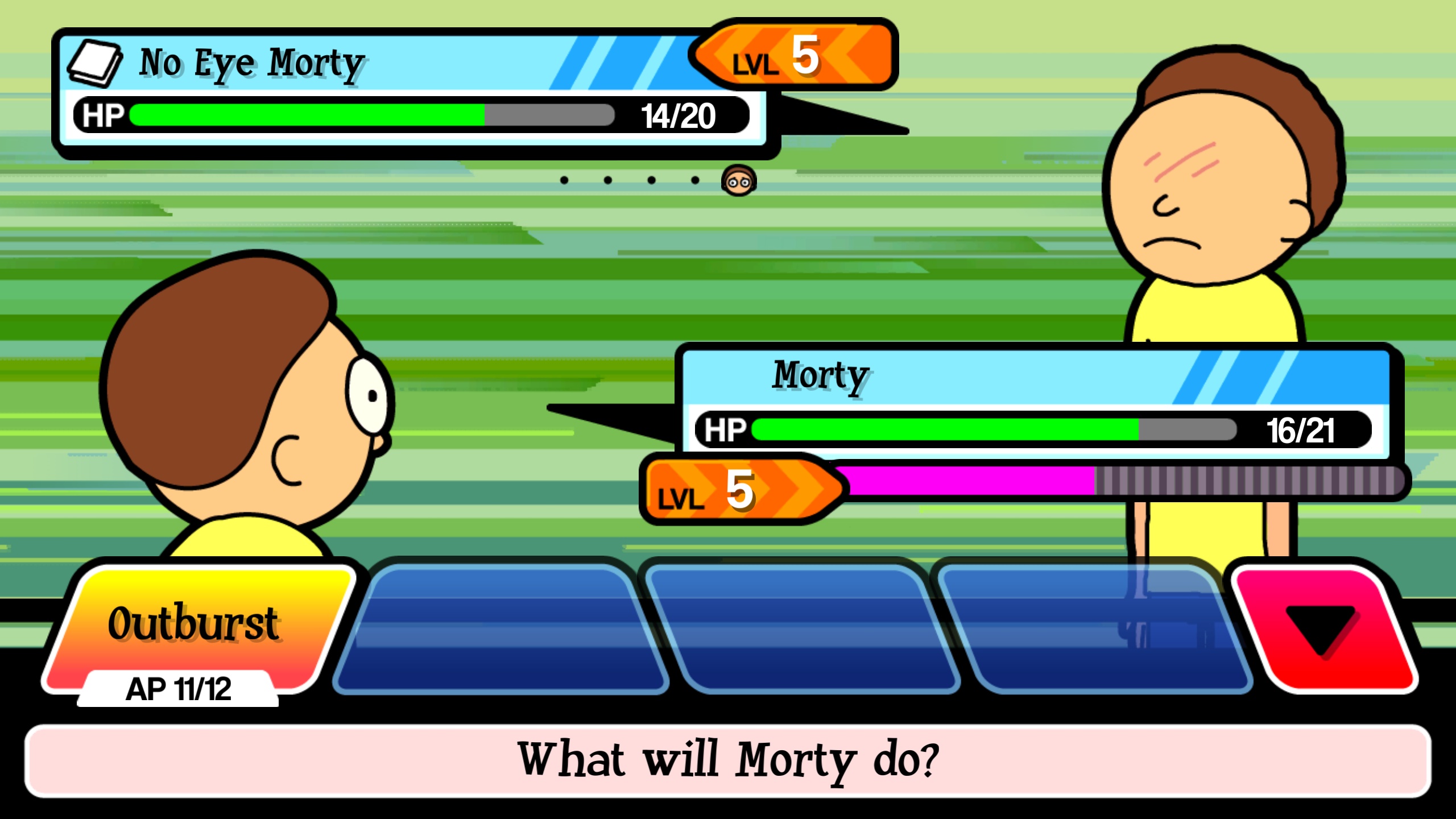 Baixe gratuitamente a imagem Videogame, Morty Smith, Rick E Morty: Pocket Mortys, Sem Olho Morty na área de trabalho do seu PC