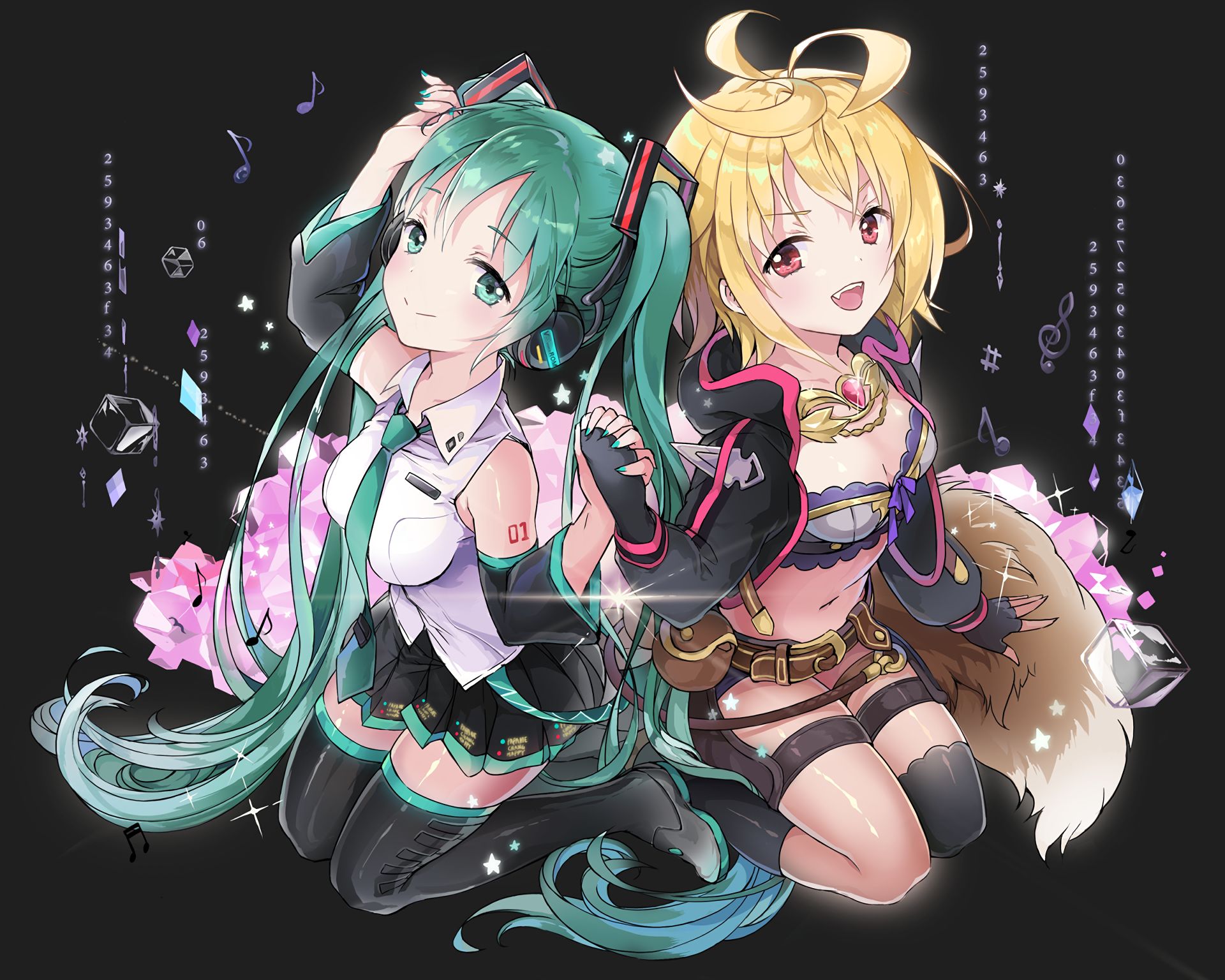 Téléchargez gratuitement l'image Vocaloïde, Animé, Hatsune Miku sur le bureau de votre PC