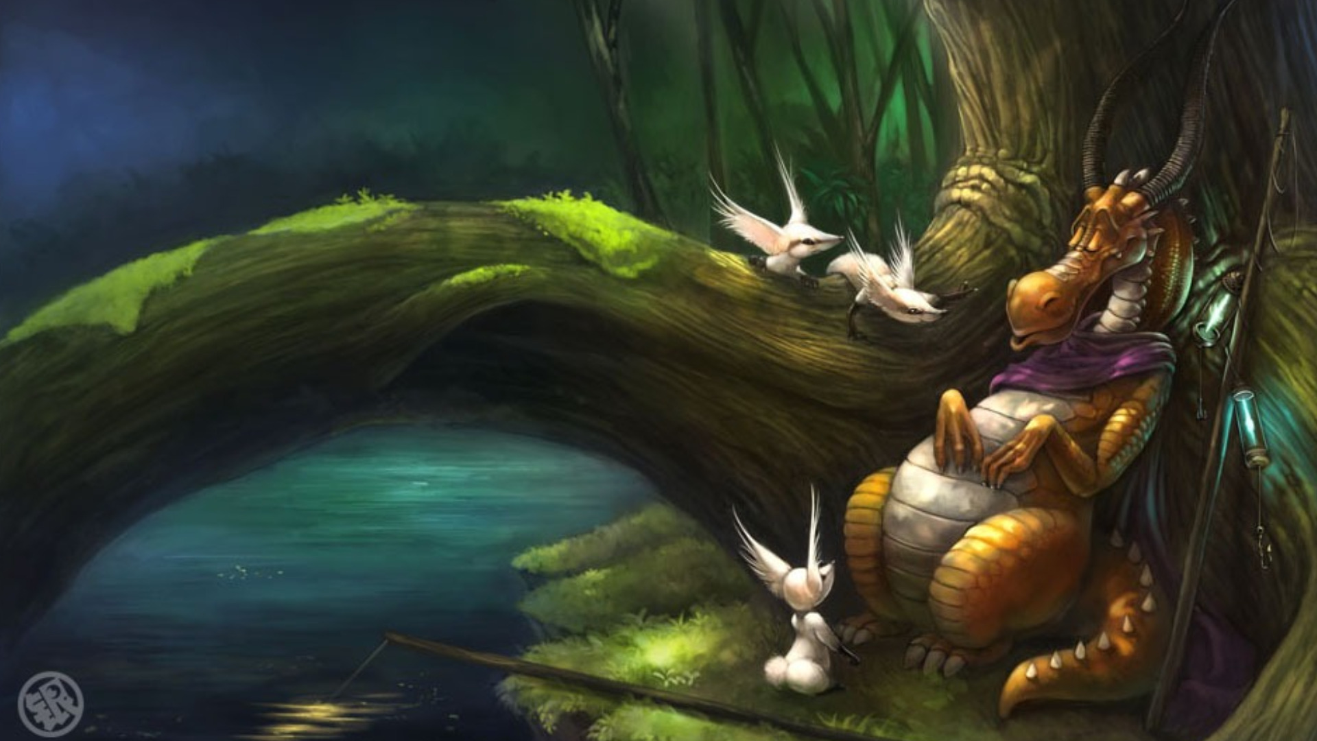 Free download wallpaper Fantasy, Dragon on your PC desktop