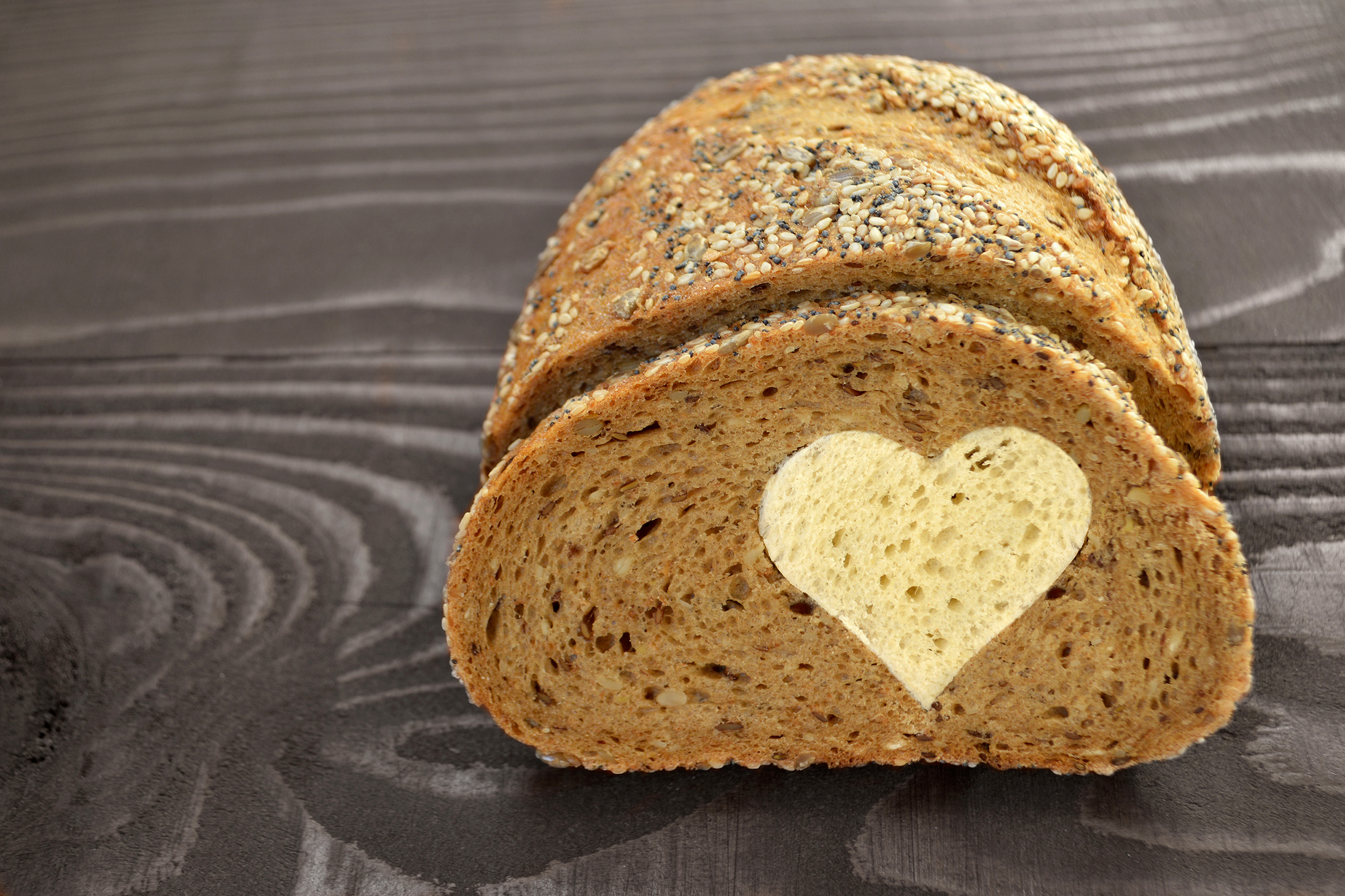 Laden Sie das Backen, Brot, Herz, Nahrungsmittel-Bild kostenlos auf Ihren PC-Desktop herunter