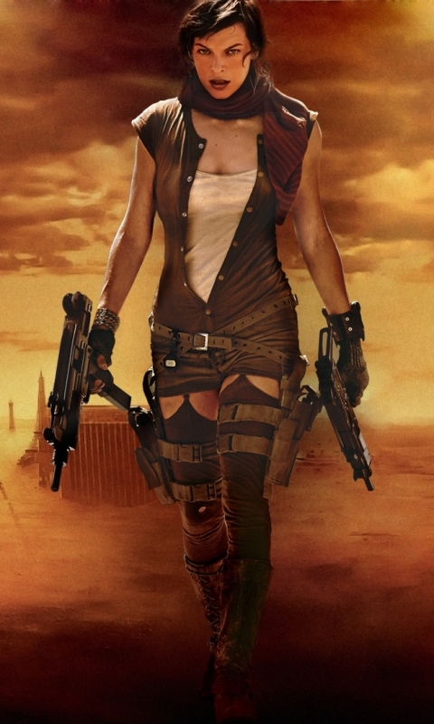 Handy-Wallpaper Resident Evil, Milla Jovovich, Filme, Resident Evil: Extinction kostenlos herunterladen.