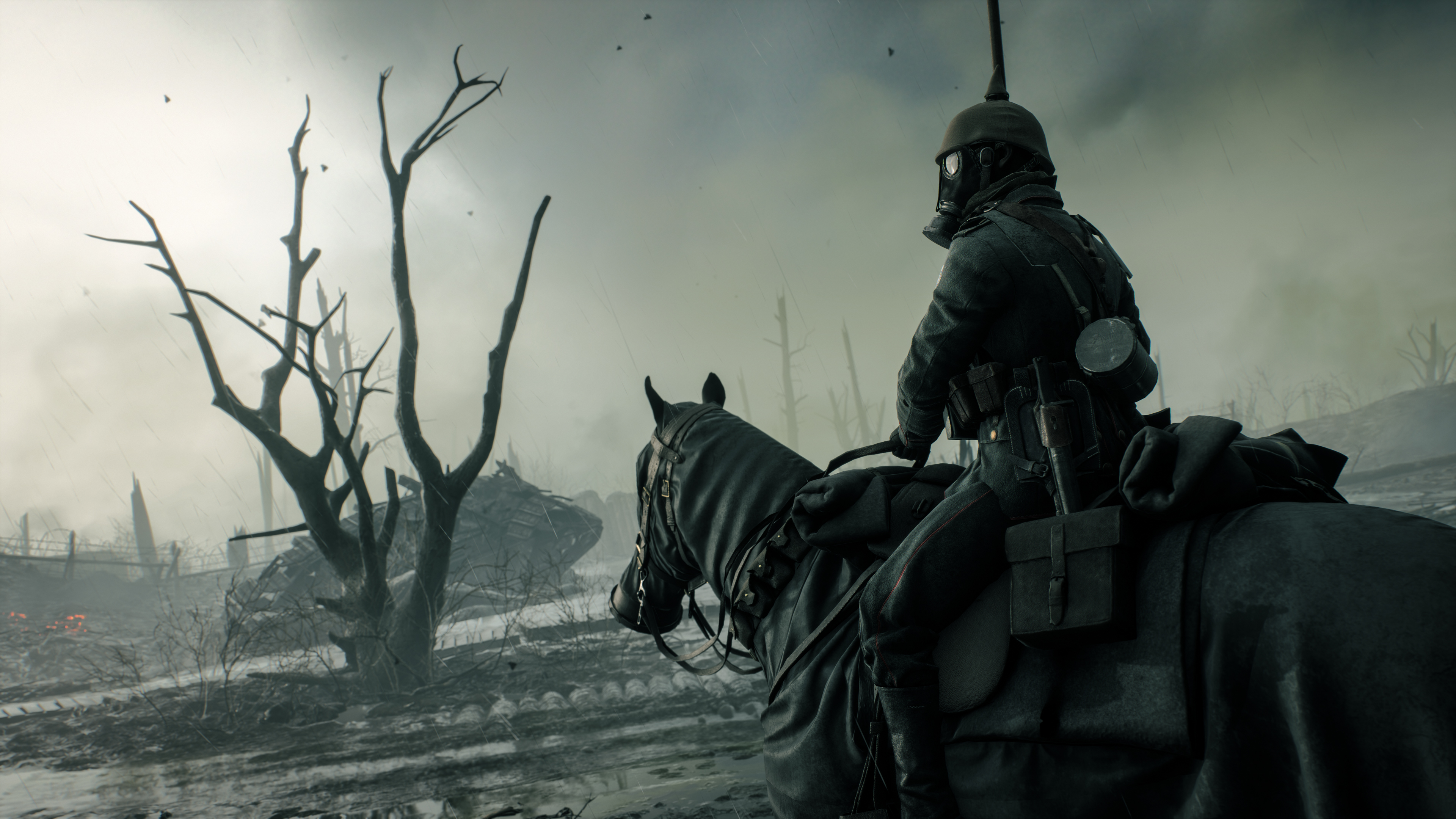 Baixar papel de parede para celular de Campo De Batalha, Cavalo, Soldado, Videogame, Battlefield 1 gratuito.