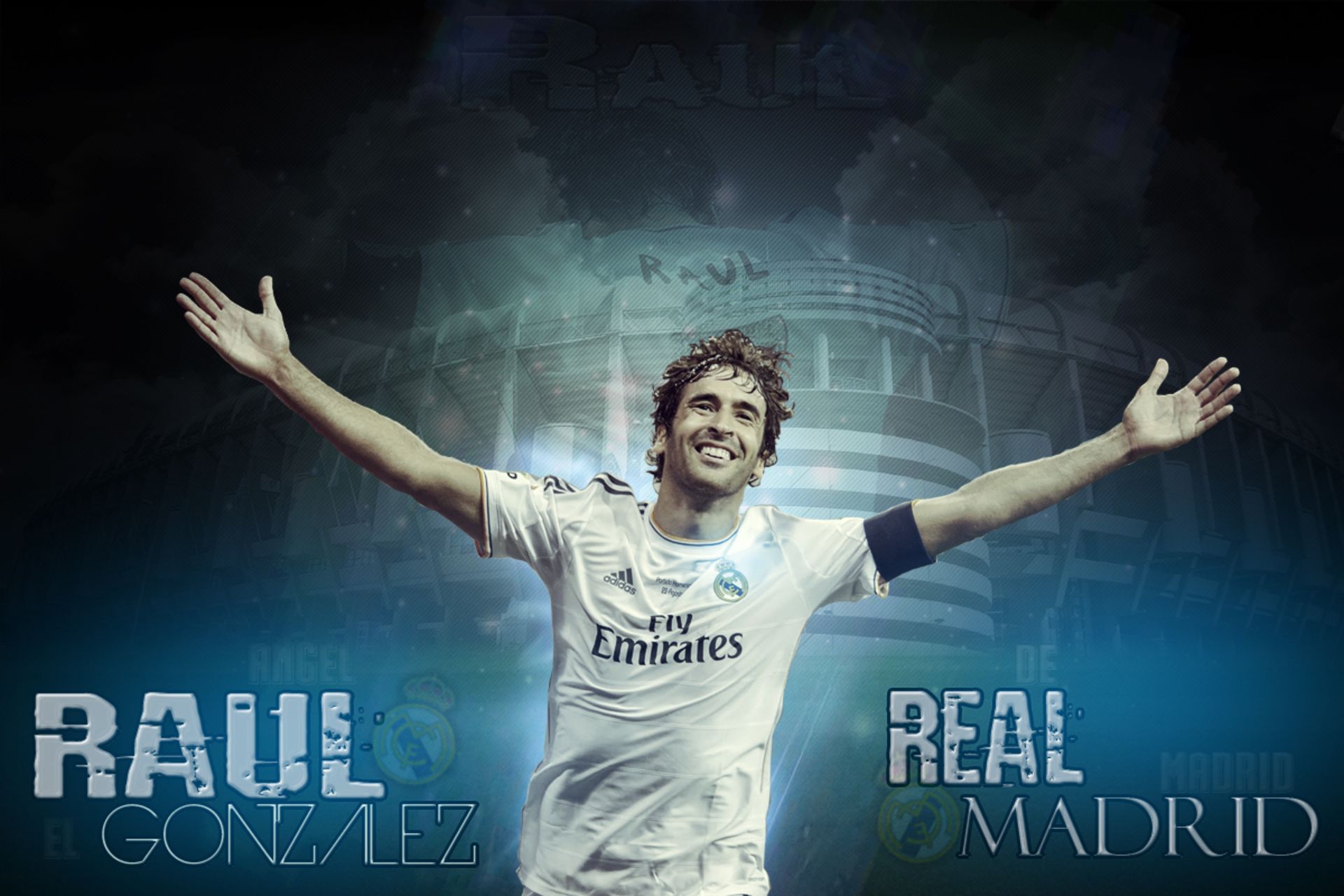 Descarga gratuita de fondo de pantalla para móvil de Fútbol, Deporte, Real Madrid C F, Raúl González Blanco.