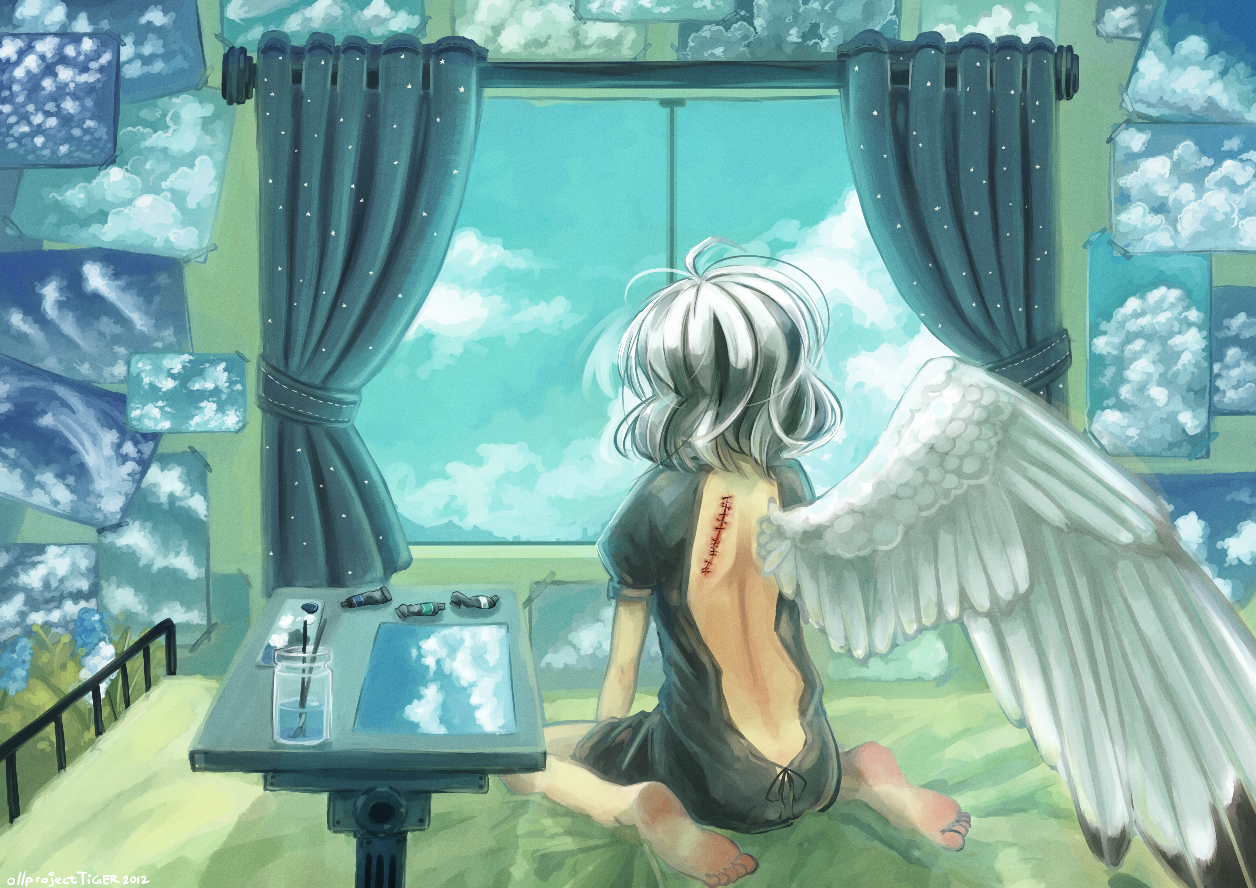 Download mobile wallpaper Anime, Angel for free.