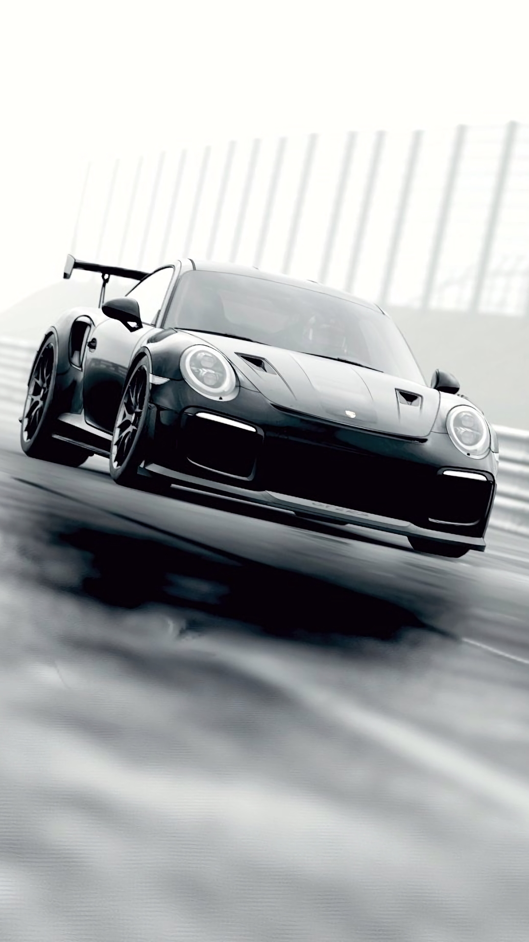 Download mobile wallpaper Porsche, Car, Porsche 911, Vehicle, Porsche 911 Gt2, Vehicles, Black Car for free.
