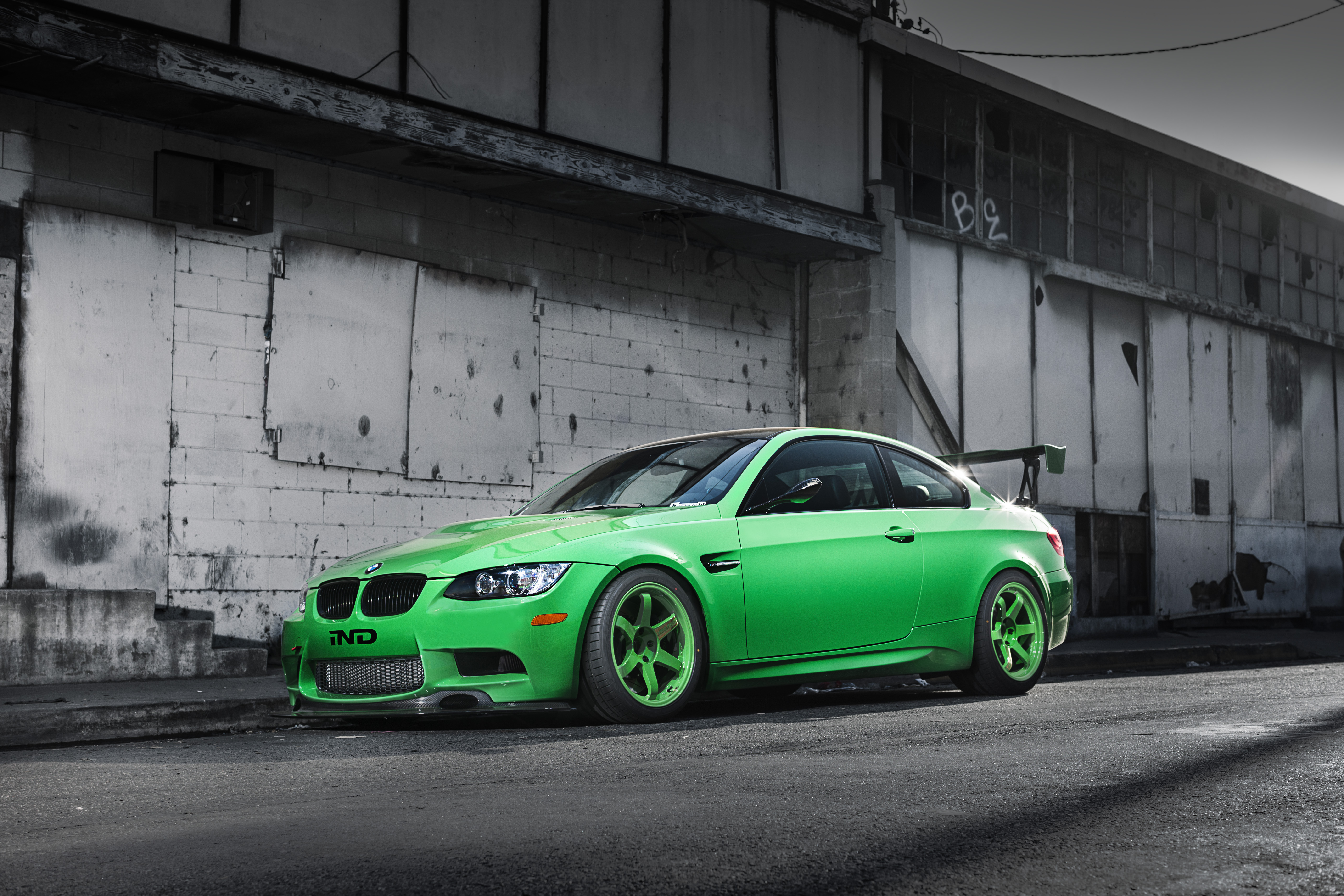 m3, bmw, cars, green, building, shadow, side view, wing, e92