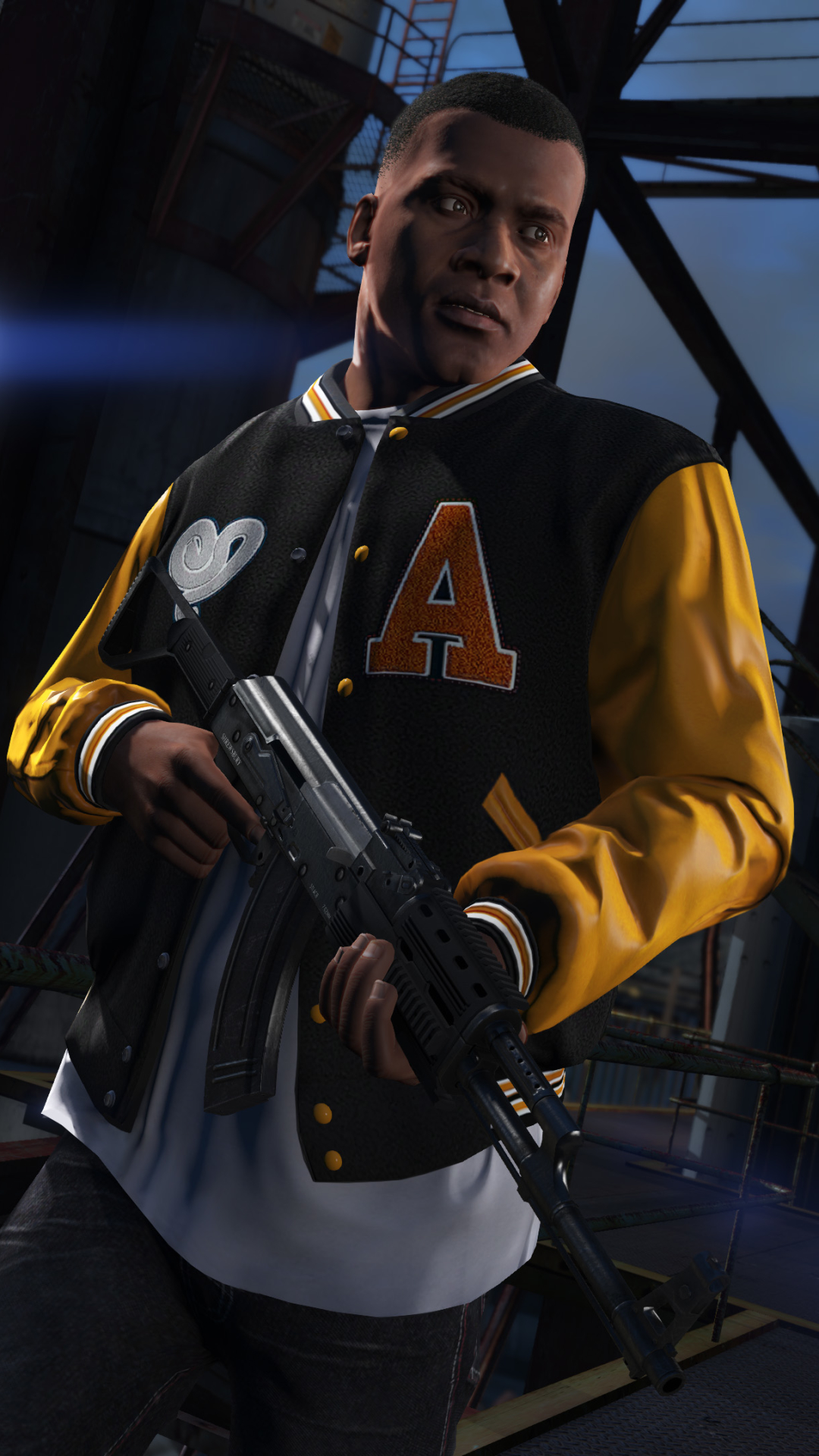 Download mobile wallpaper Video Game, Grand Theft Auto, Grand Theft Auto V, Franklin Clinton for free.