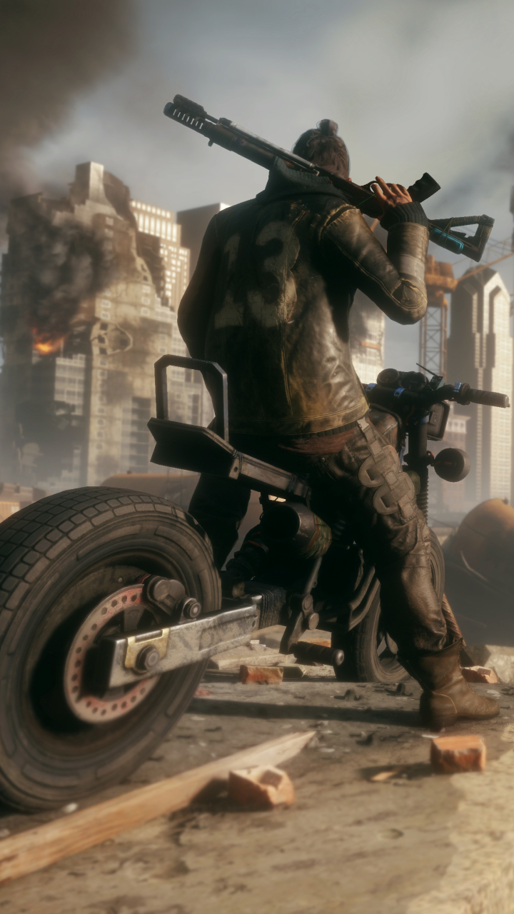Download mobile wallpaper Motorcycle, Video Game, Homefront: The Revolution for free.
