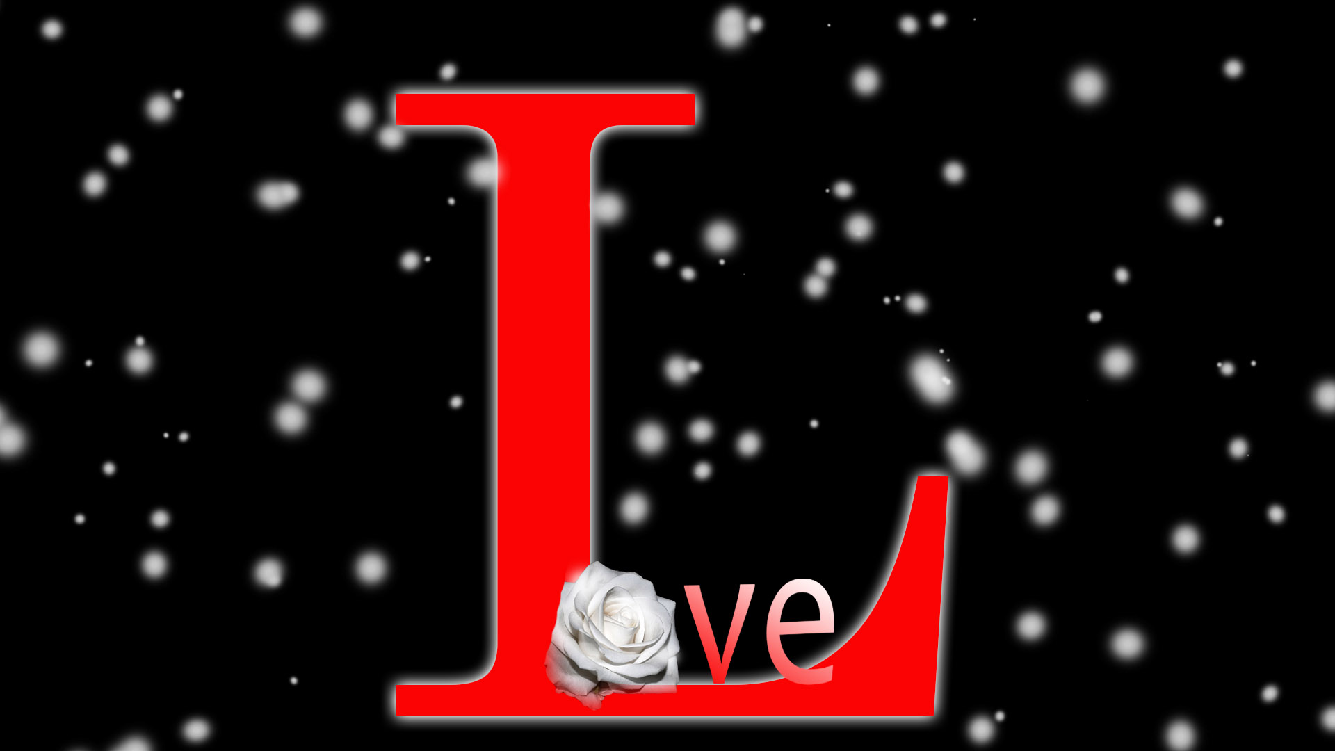 Скачать обои бесплатно Любовь, Цветок, Роза, Красный, Белый, Сердце, Чёрный, День Святого Валентина, Праздничные картинка на рабочий стол ПК