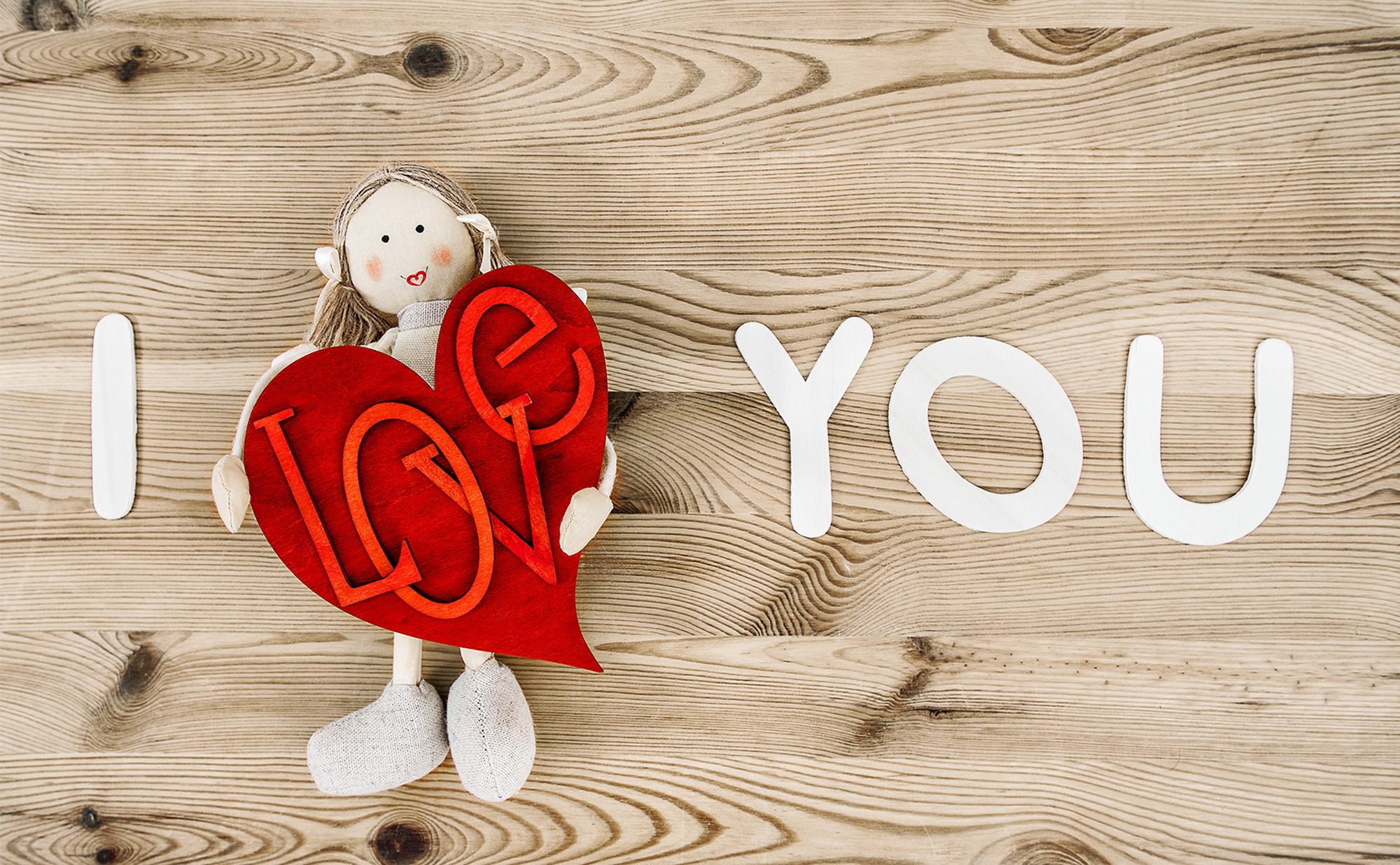 Free download wallpaper Love, Heart, Artistic, Doll, Romantic on your PC desktop