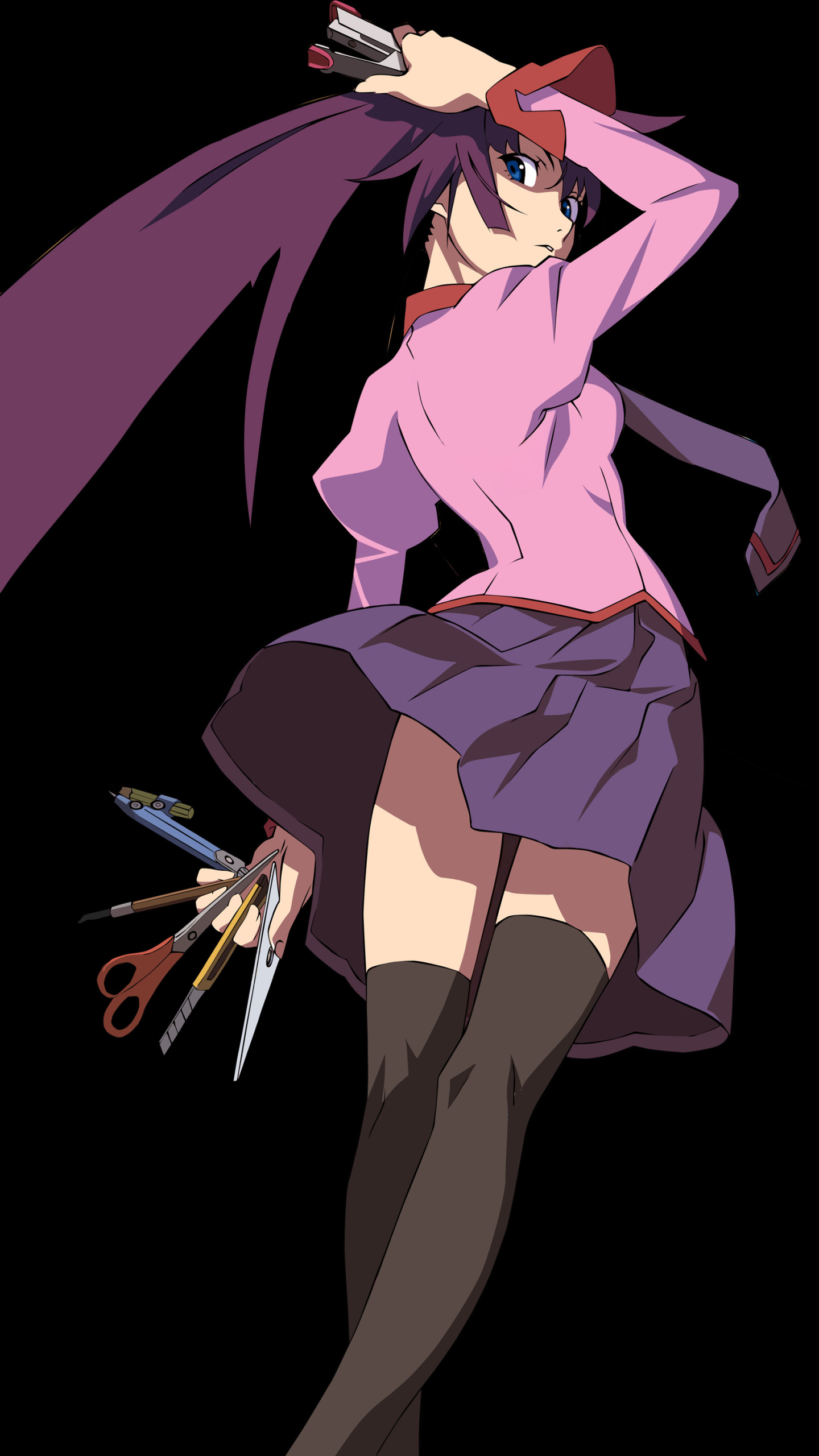 Download mobile wallpaper Anime, Monogatari (Series), Hitagi Senjōgahara for free.